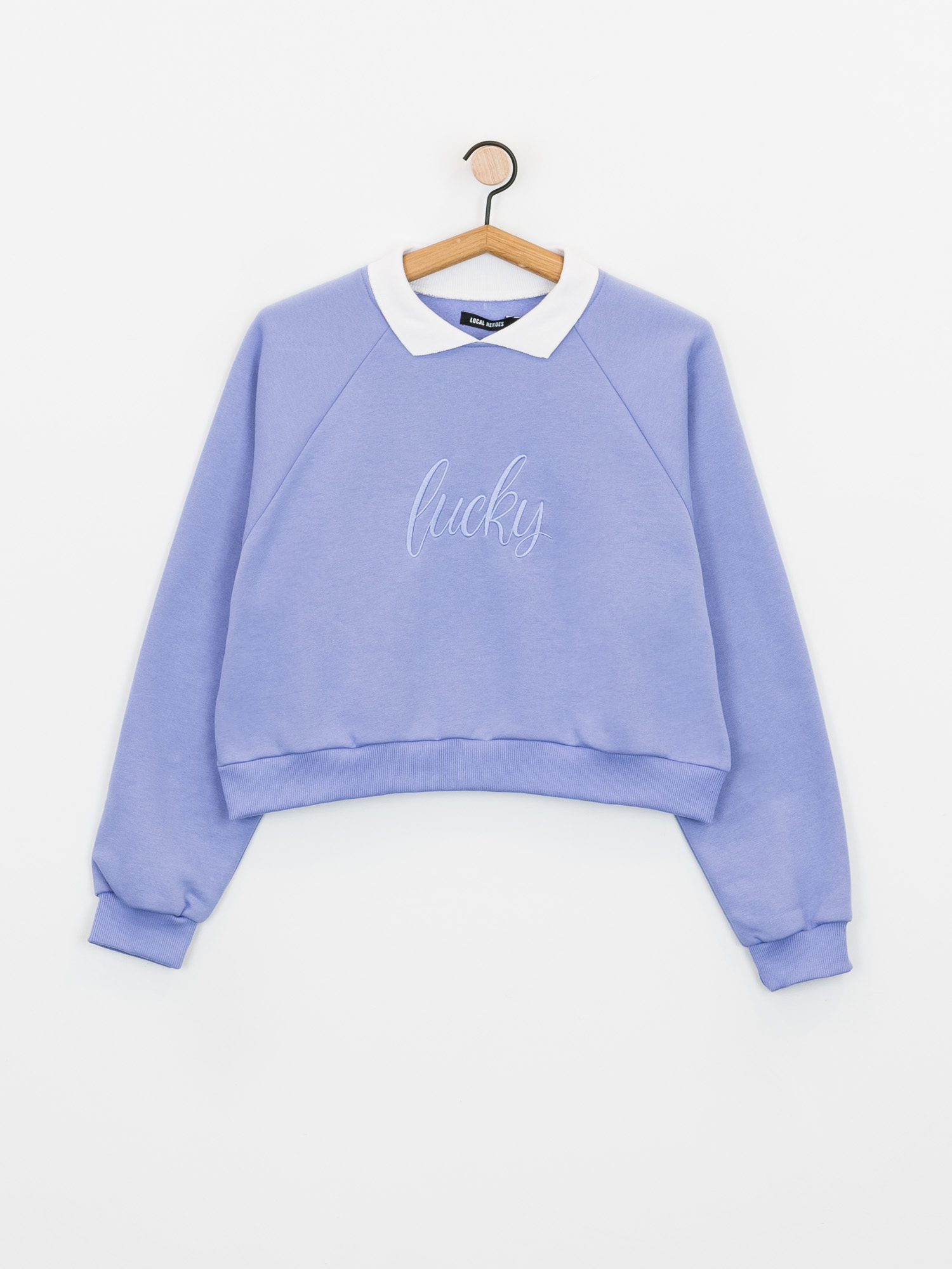 Local Heroes Lucky Collar Raglan Sweatshirt Wmn (blueberry)