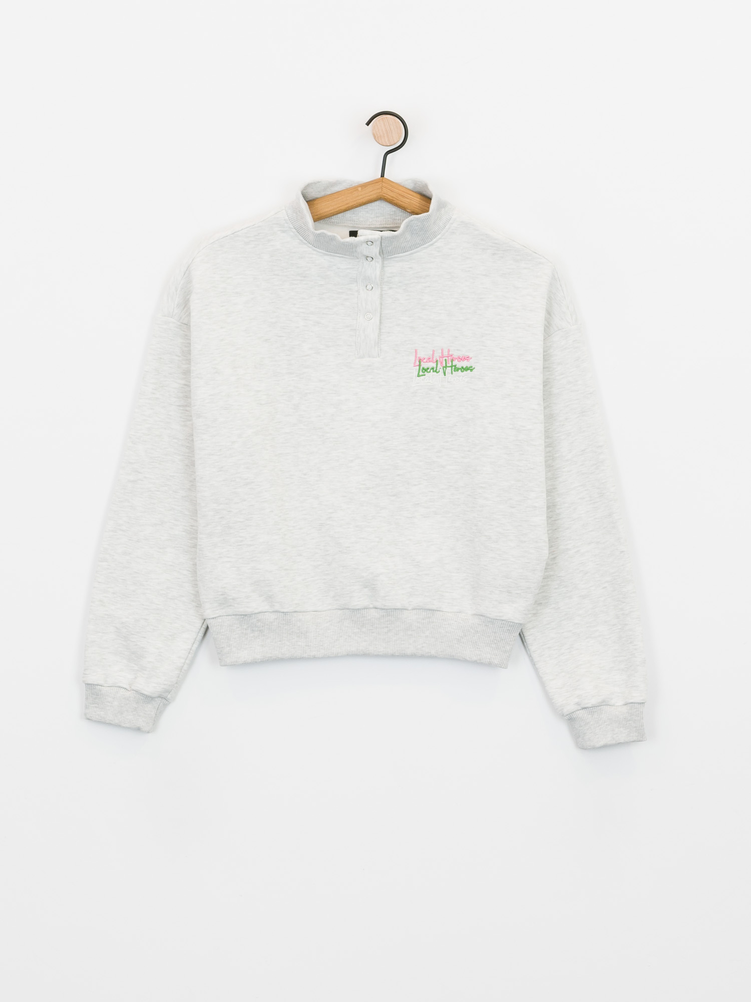 Local Heroes Lh Sorbet Turtleneck Sweatshirt Wmn (grey)
