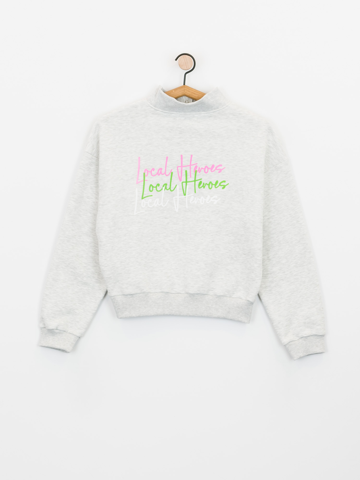 Local Heroes Lh Sorbet Turtleneck Sweatshirt Wmn (grey)