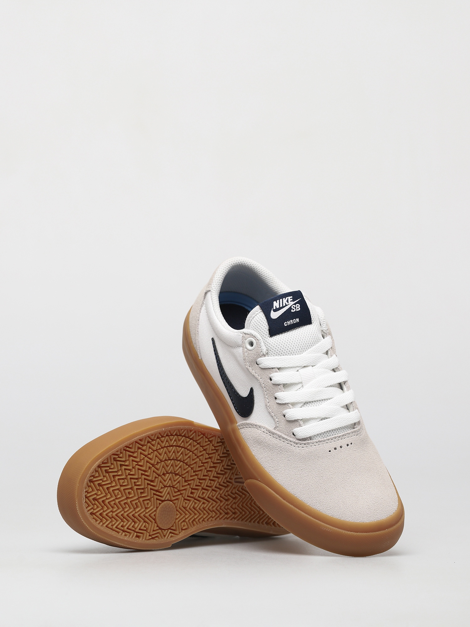 Nike SB Chron Solarsoft Schuhe (white/obsidian white white)
