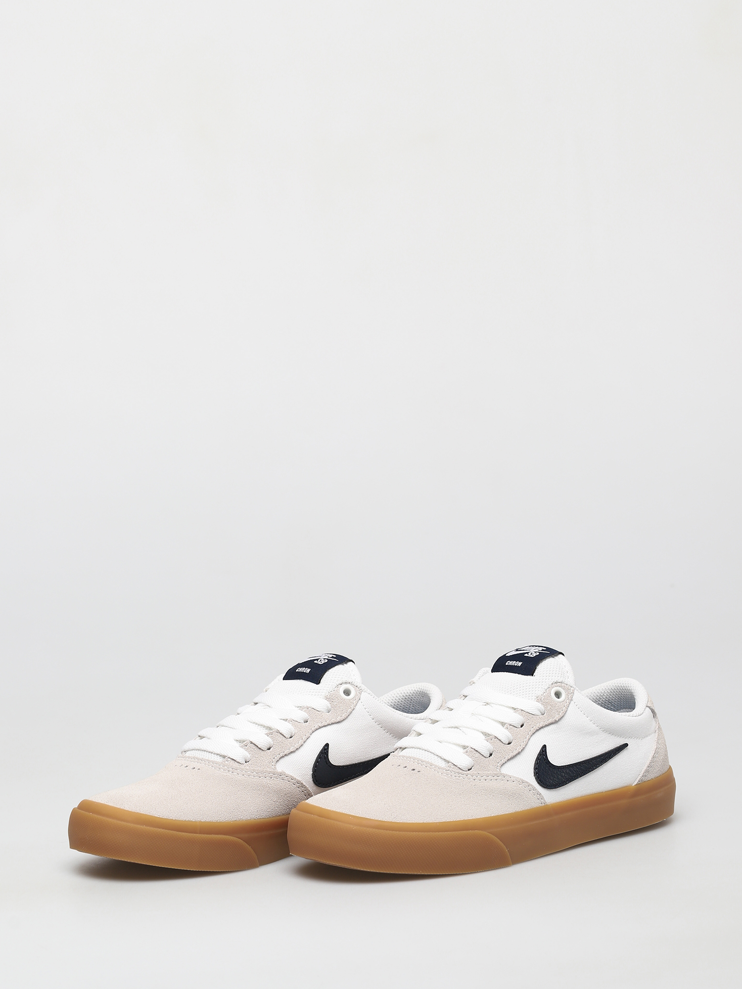 Nike SB Chron Solarsoft Schuhe (white/obsidian white white)