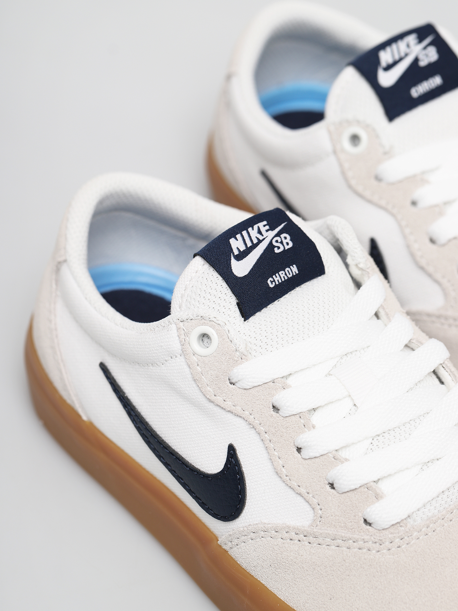 Nike SB Chron Solarsoft Schuhe (white/obsidian white white)