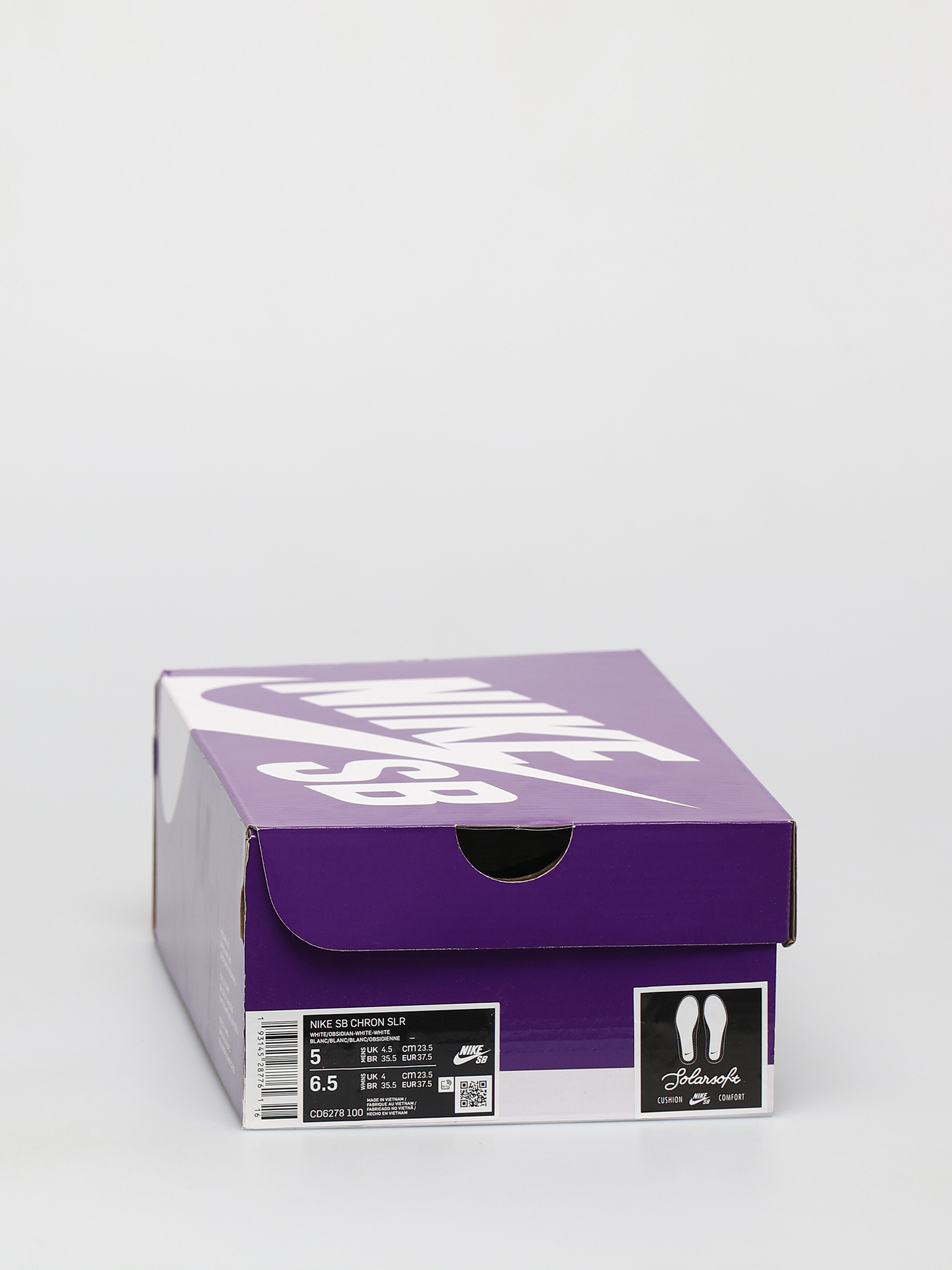 Nike SB Chron Solarsoft Shoes (white/obsidian white white)