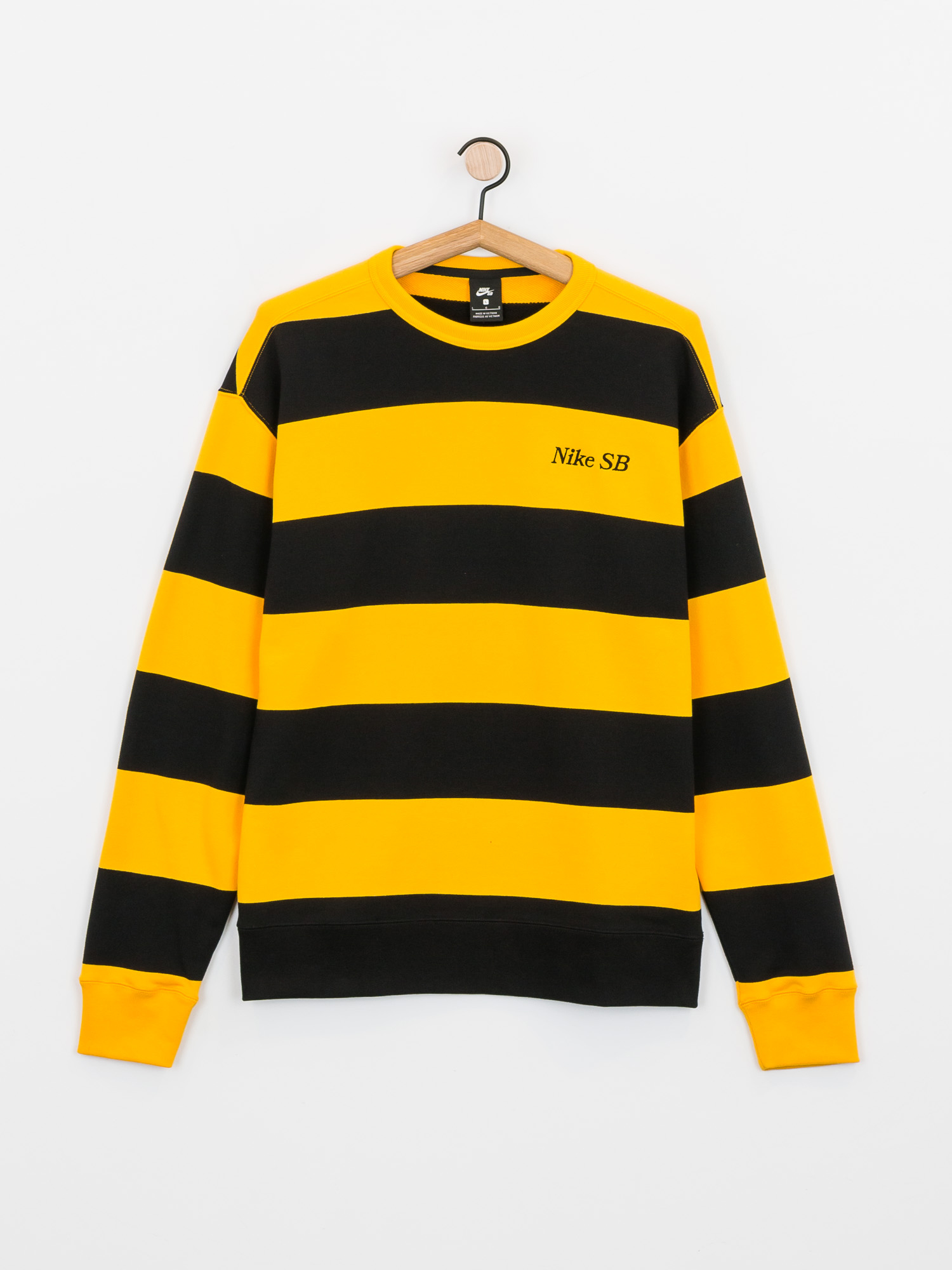 Nike SB Stripe Crew Sweatshirt (university gold/black/black)