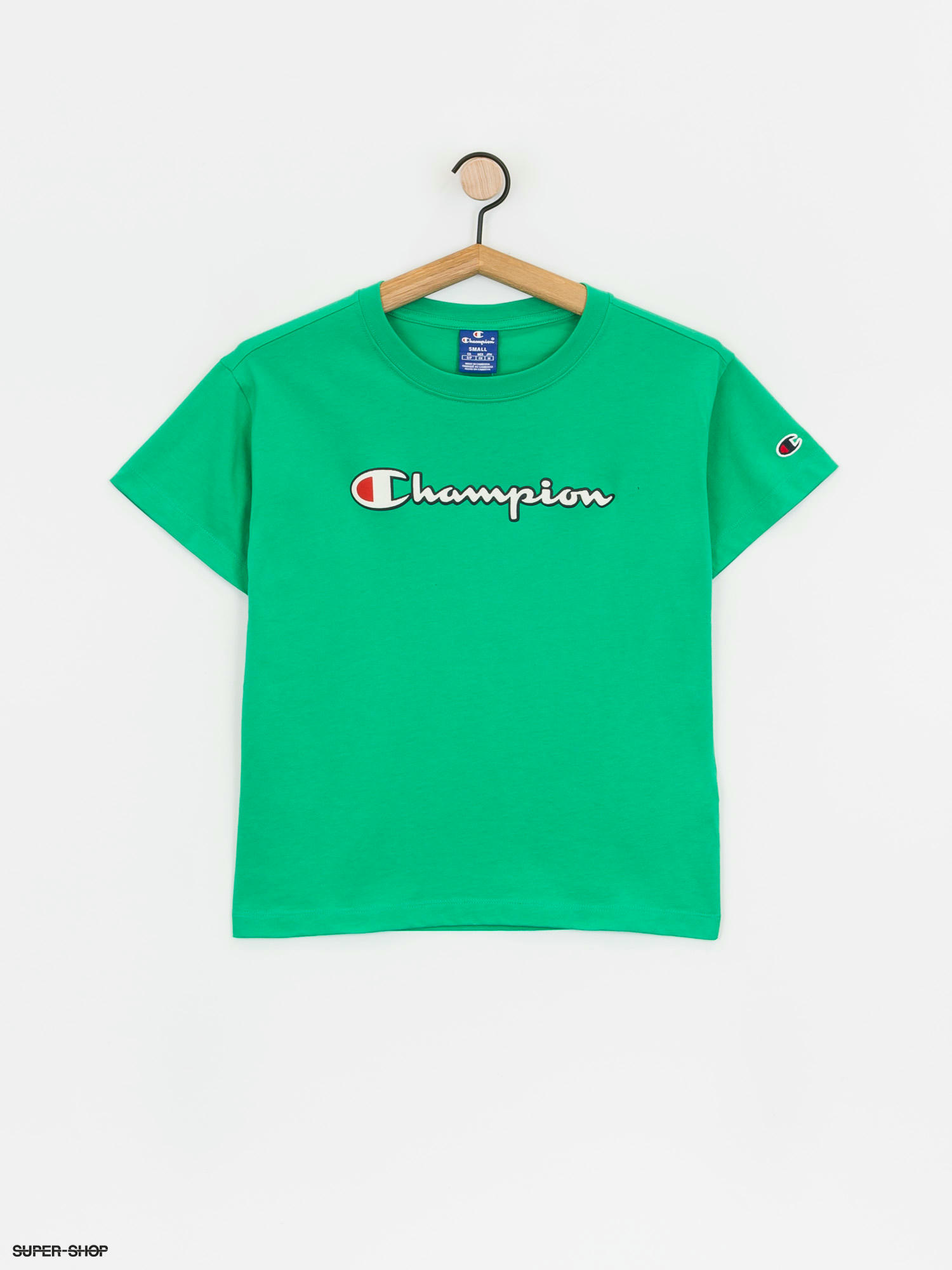 mint green champion shirt