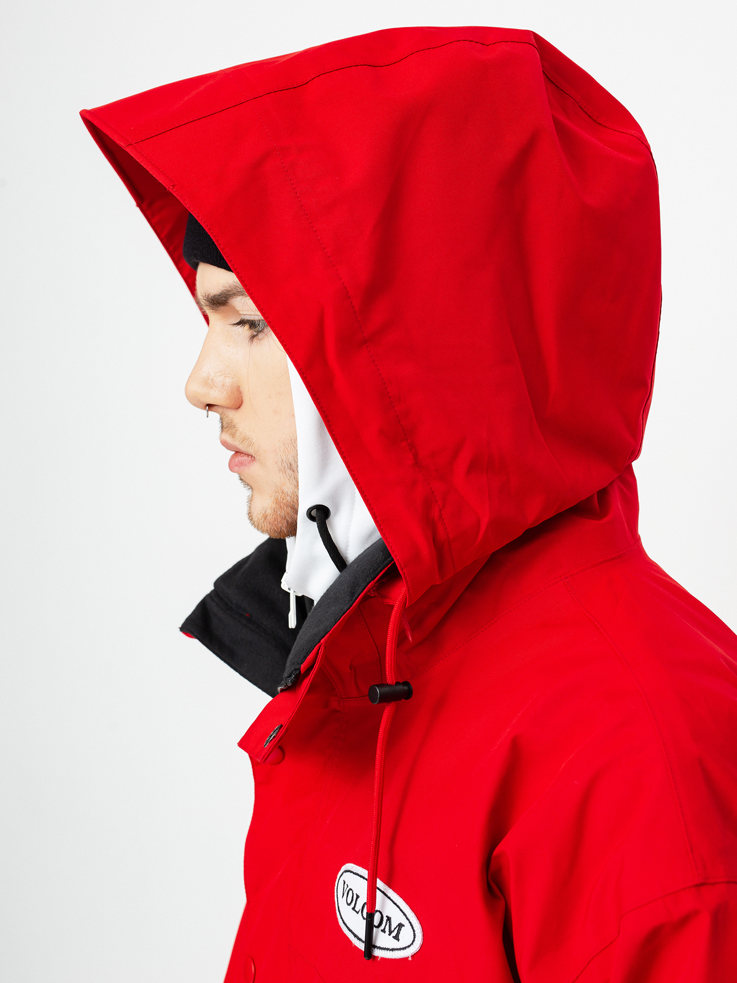 Mens Volcom Longo Gore Tex Snowboard jacket (red)