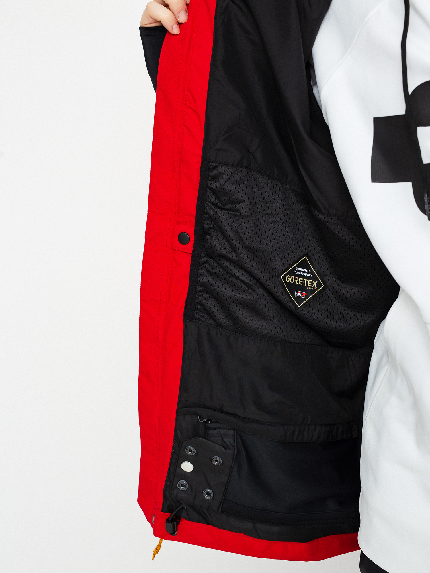 Mens Volcom Longo Gore Tex Snowboard jacket (red)