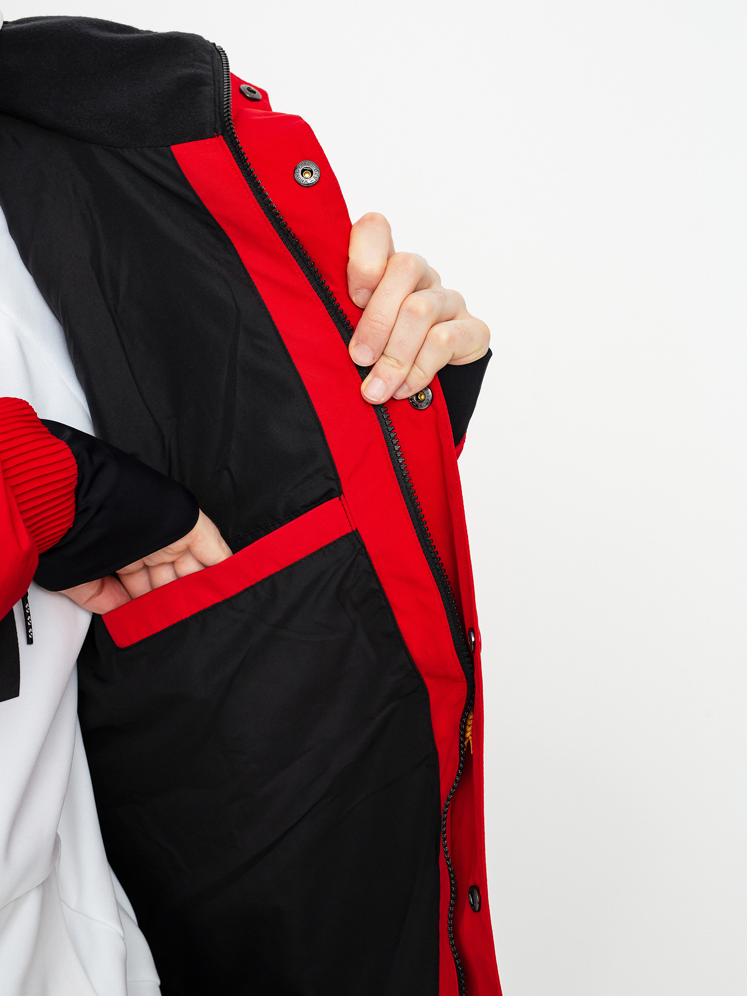 Mens Volcom Longo Gore Tex Snowboard jacket (red)