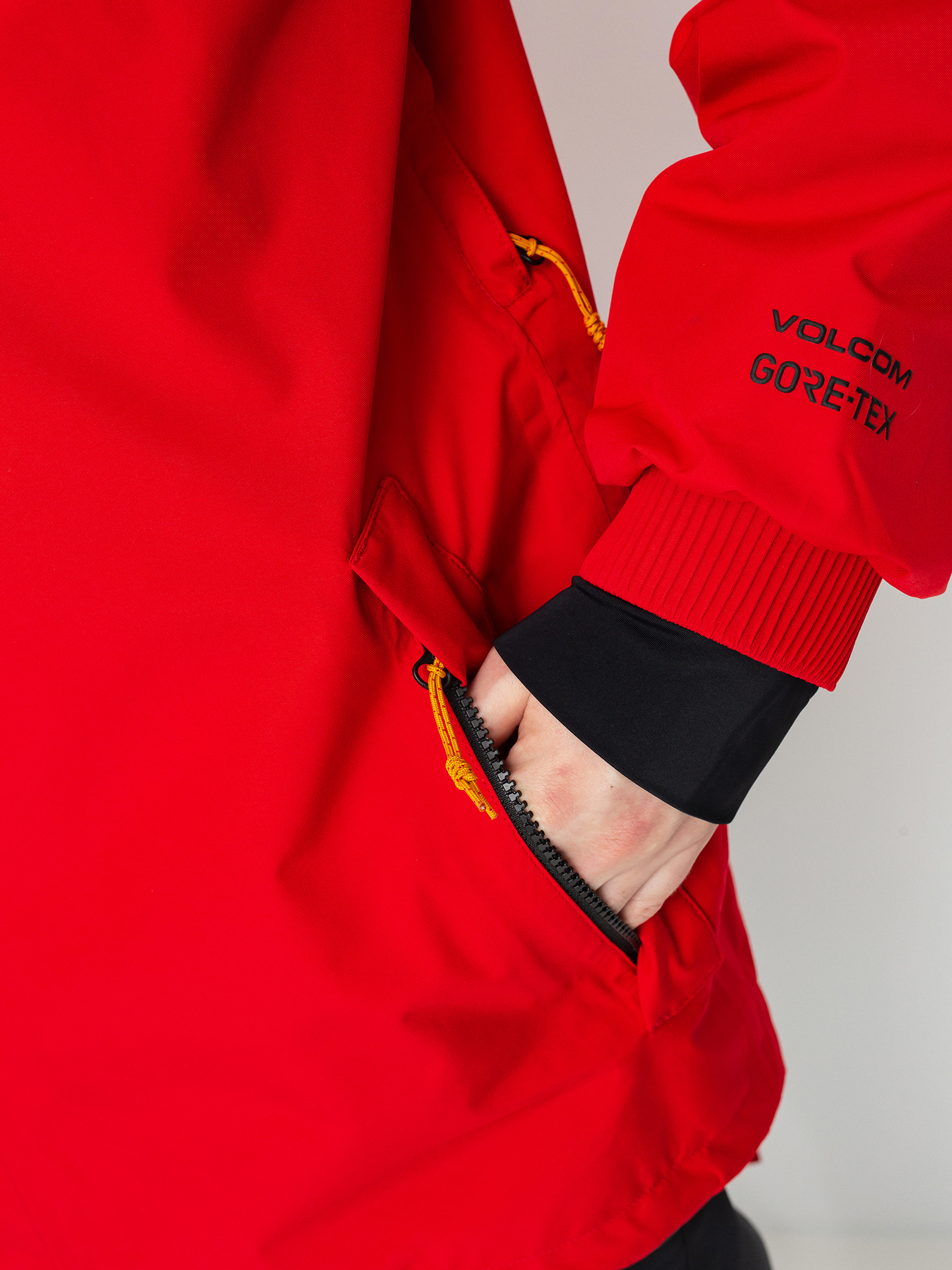 Mens Volcom Longo Gore Tex Snowboard jacket (red)