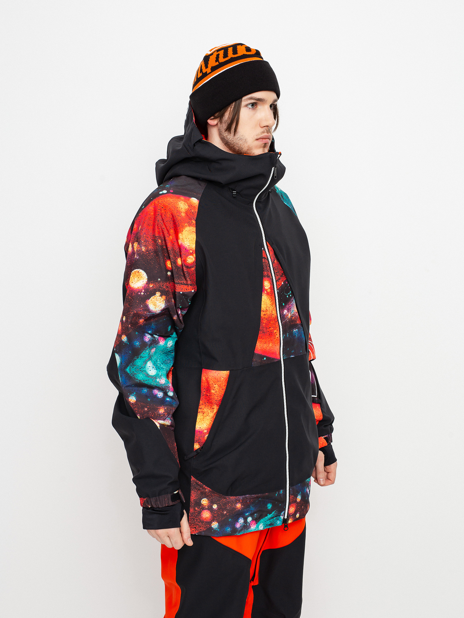 multicolor snowboard jacket