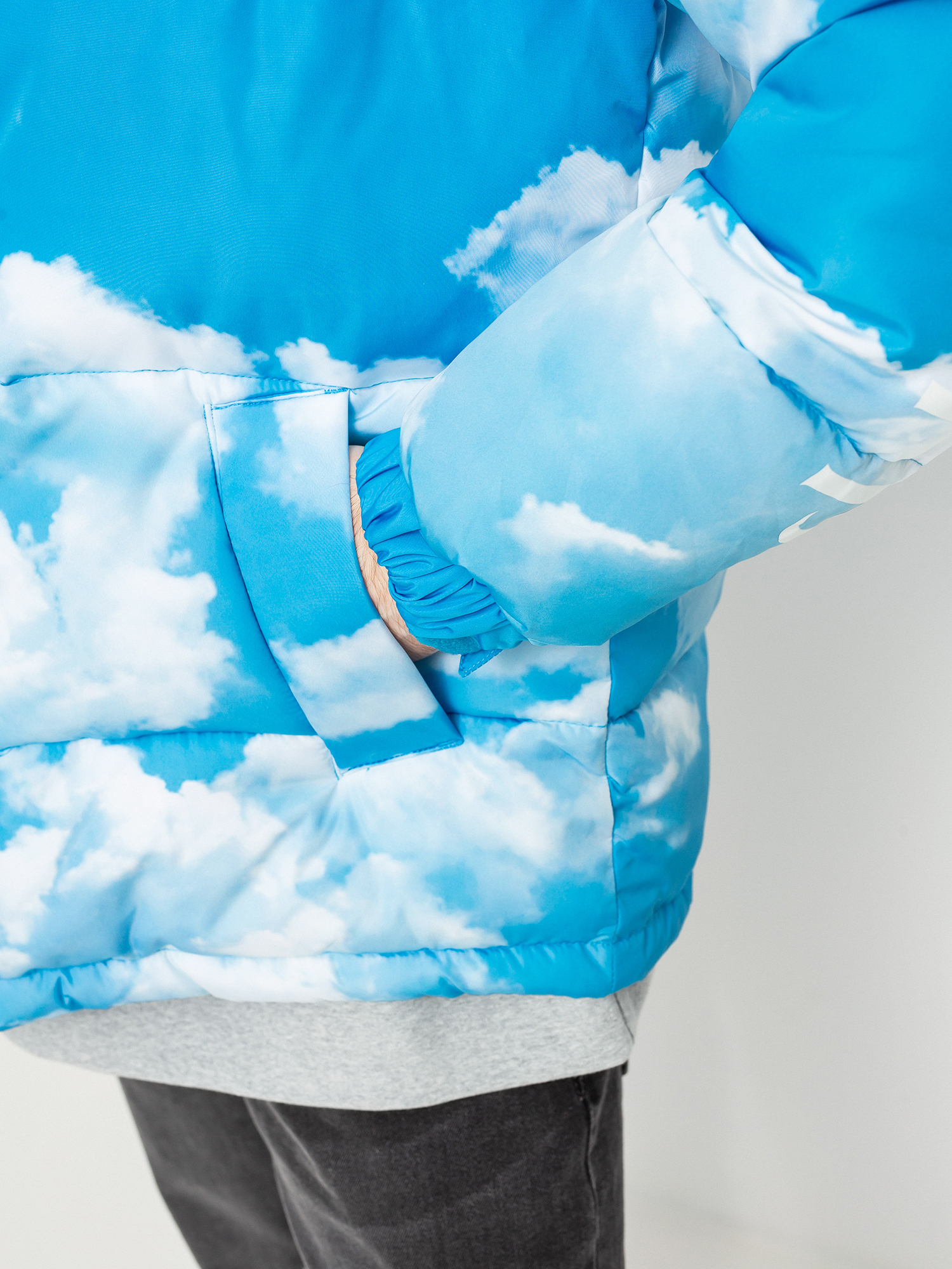 RipNDip Heaven And Hell Puffer Jacket (blue)