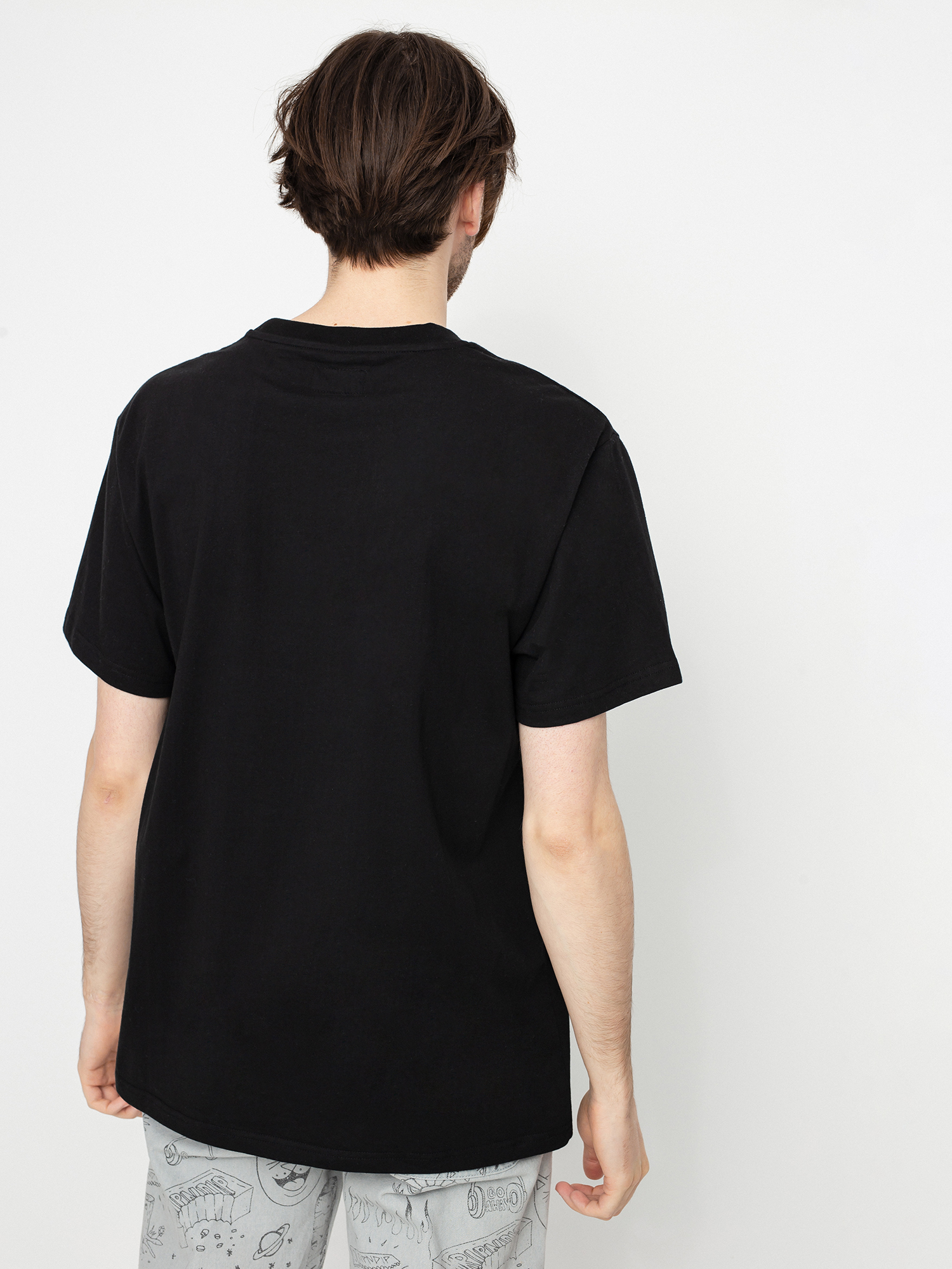 RipNDip Logo Embroidered Art T-shirt (black)