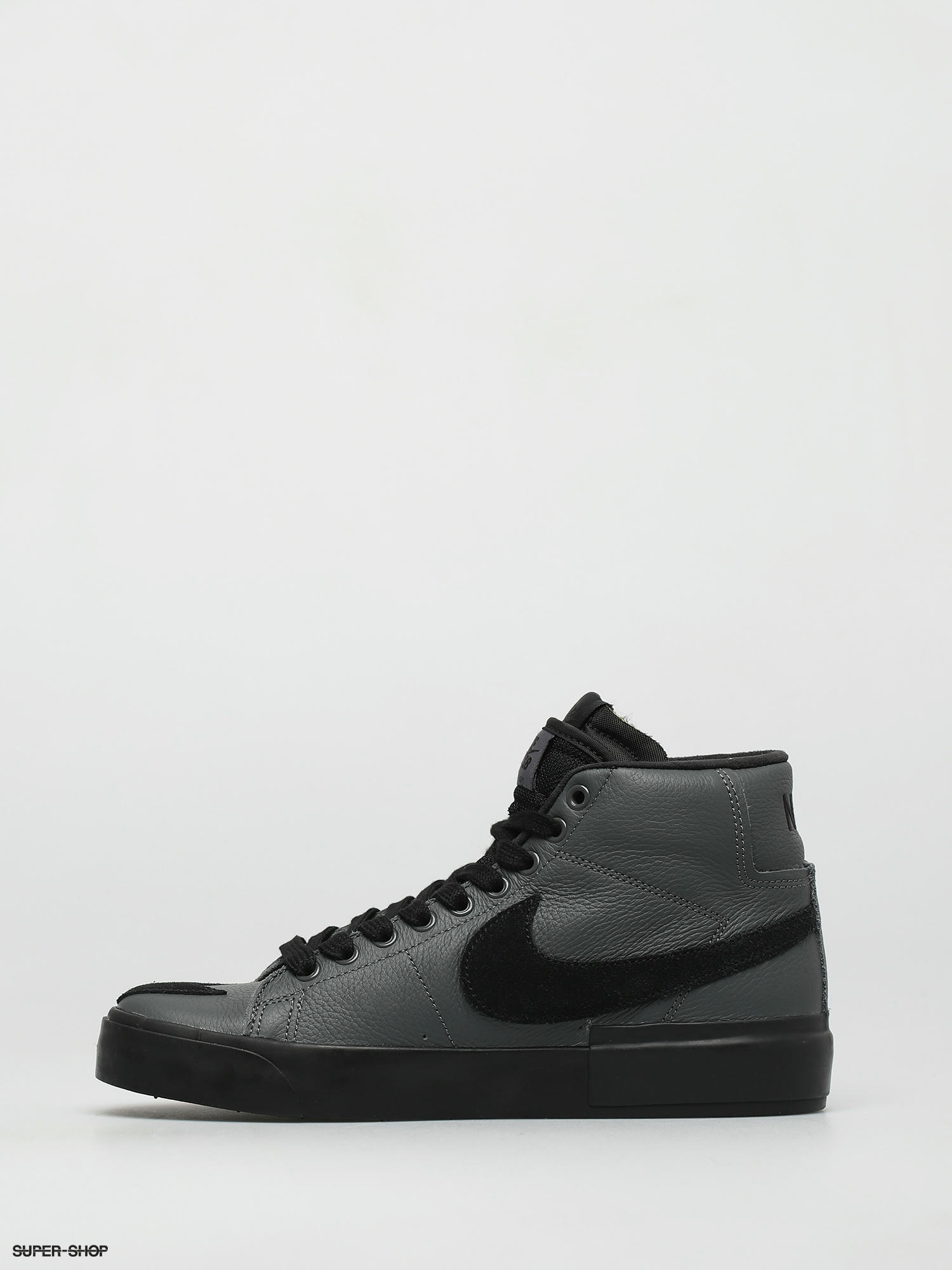 Nike Sb Zoom Blazer Mid Edge Shoes Iron Grey Black Black