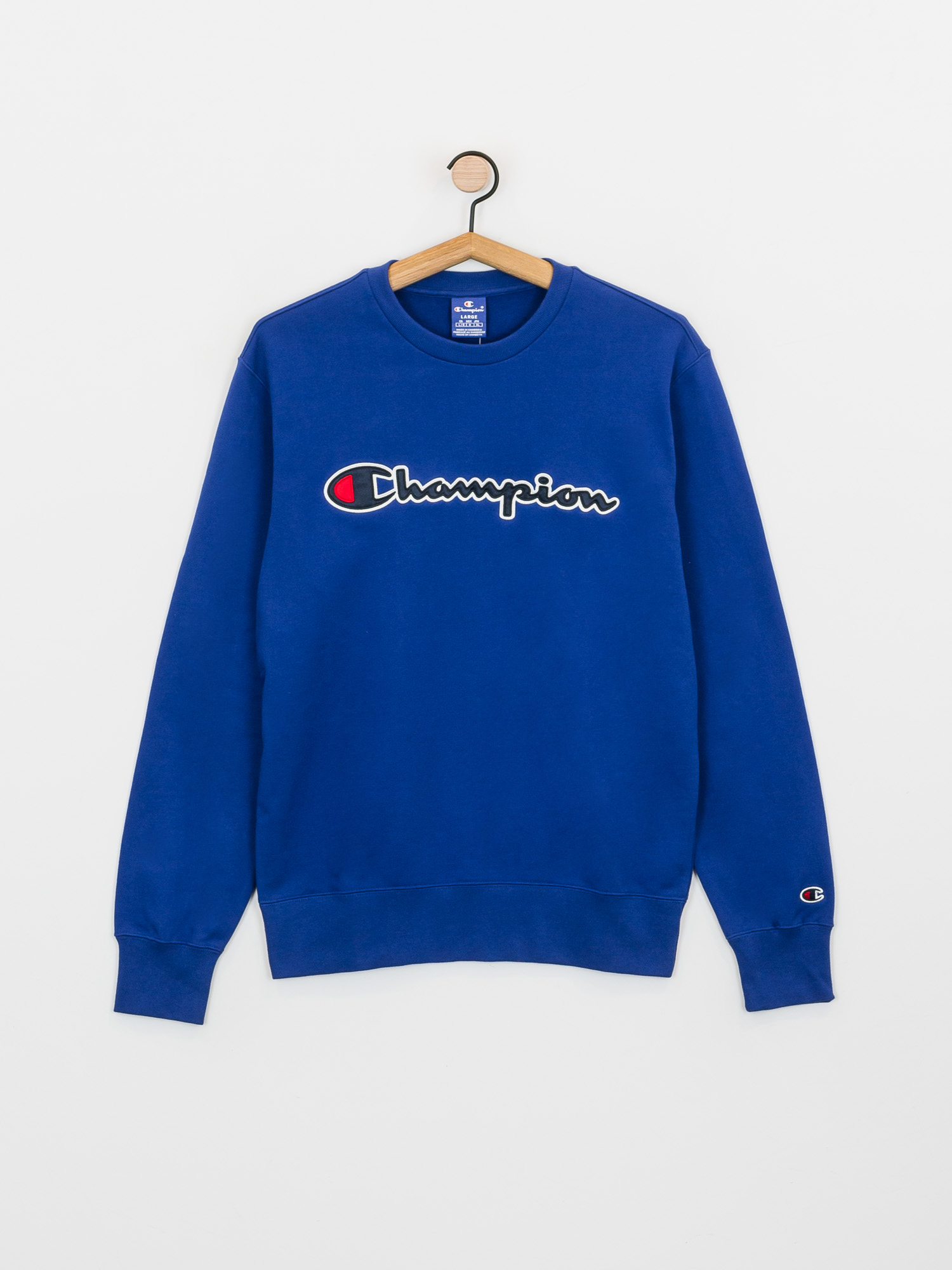 light blue champion sweatshirt