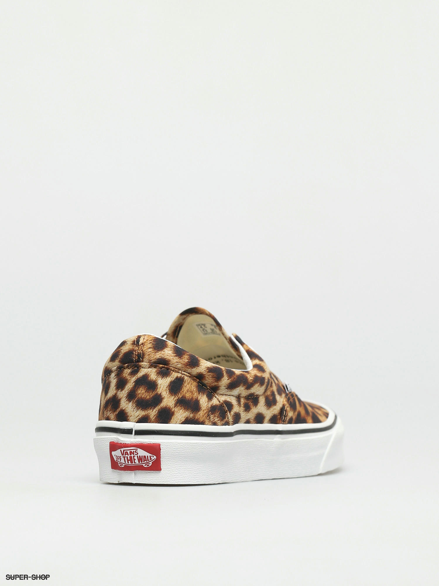 vans era black leopard