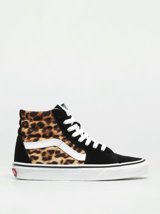 Vans Sk8 Hi Shoes (leopard black/true white)