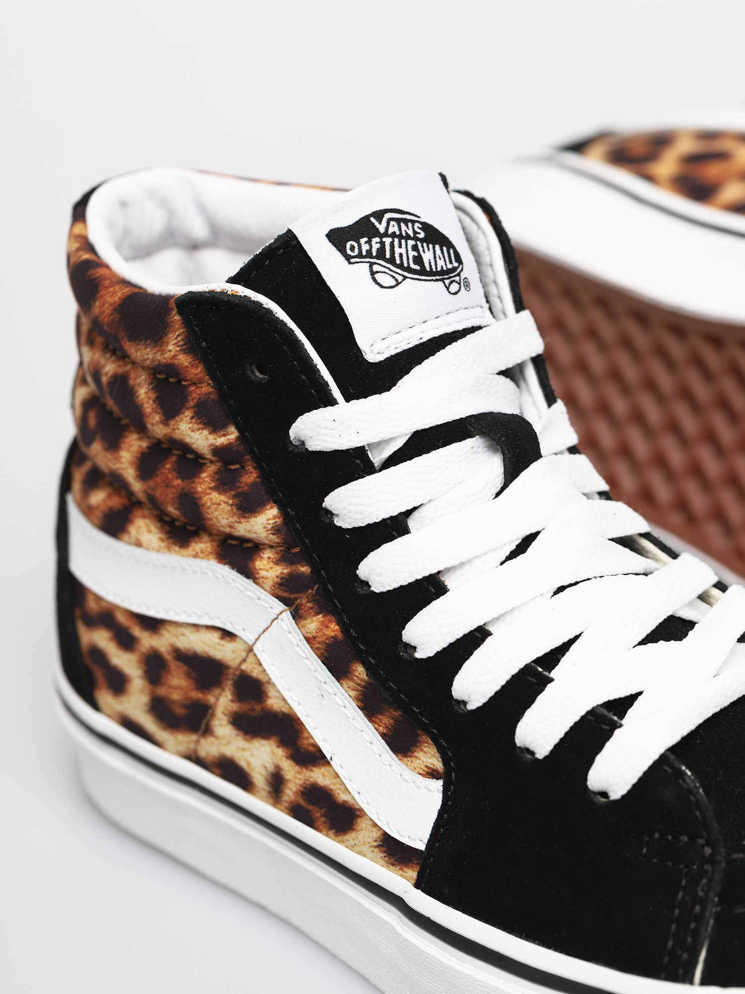Vans Sk8 Hi Shoes (leopard black/true white)