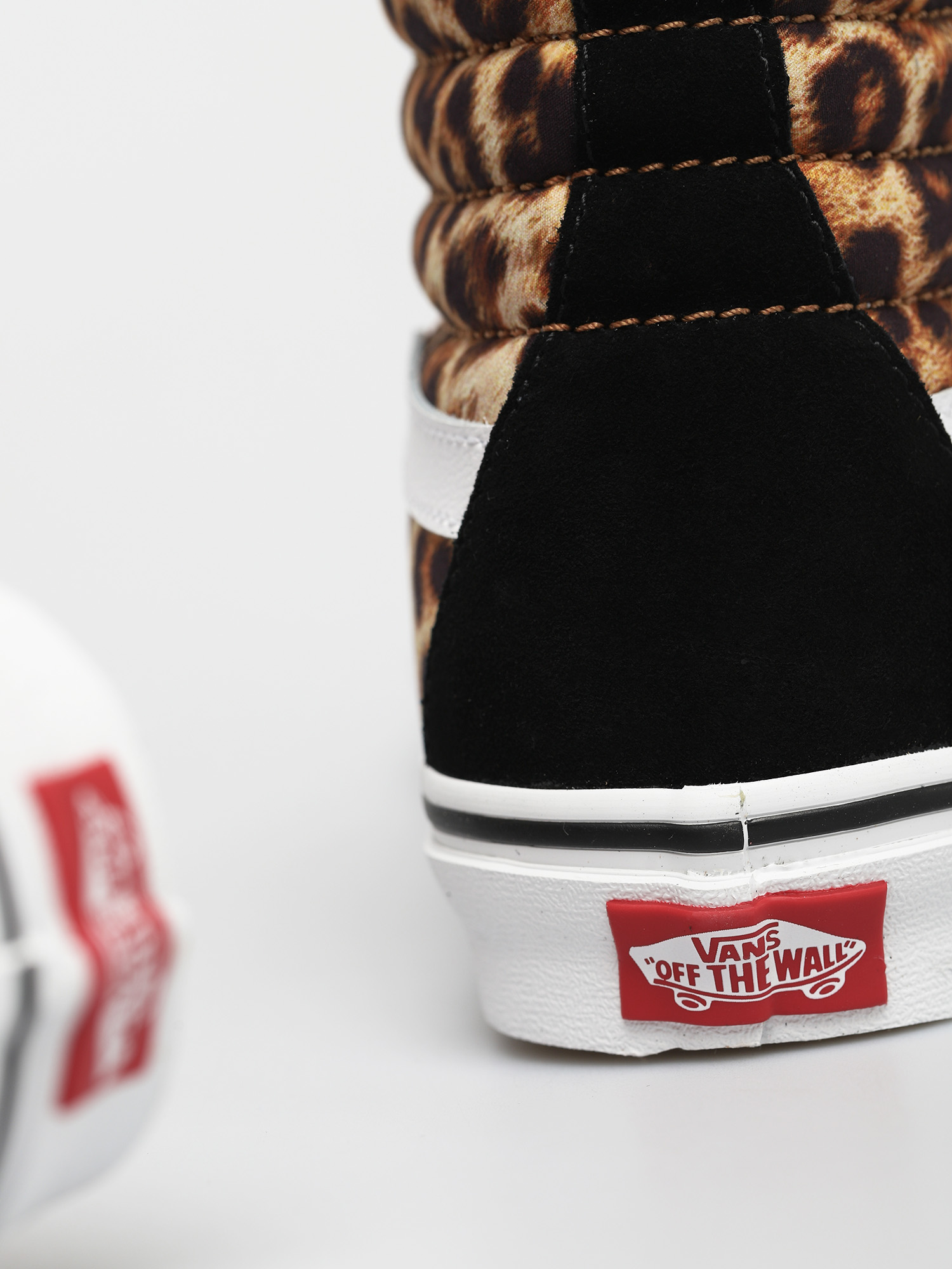 Vans Sk8 Hi Shoes (leopard black/true white)