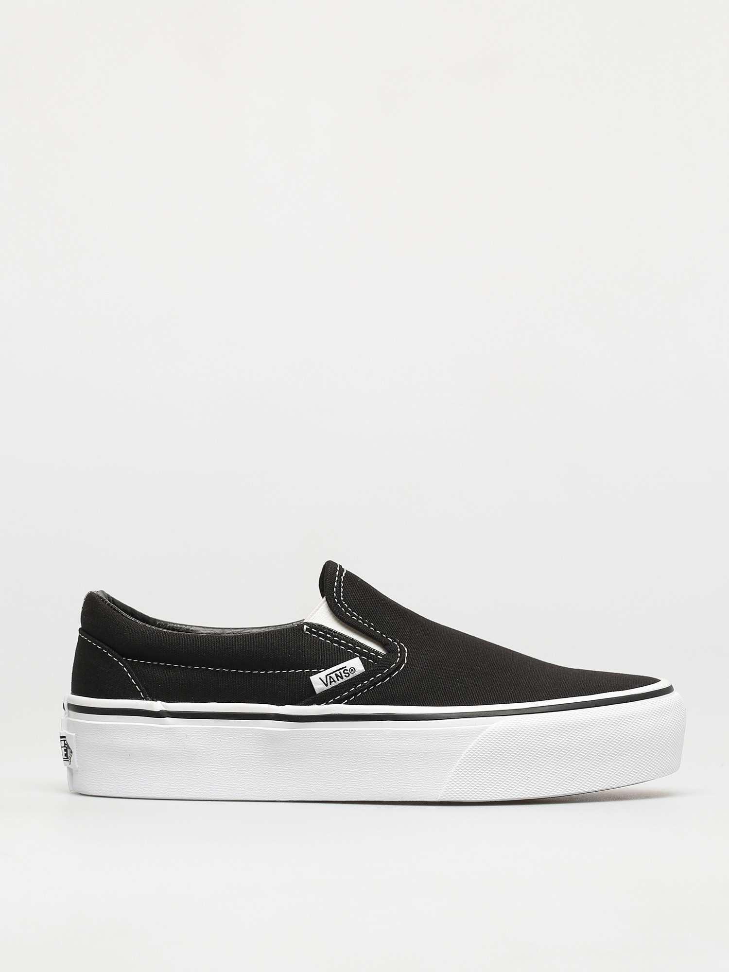 Vans Classic Slip On Platform Shoes (black)