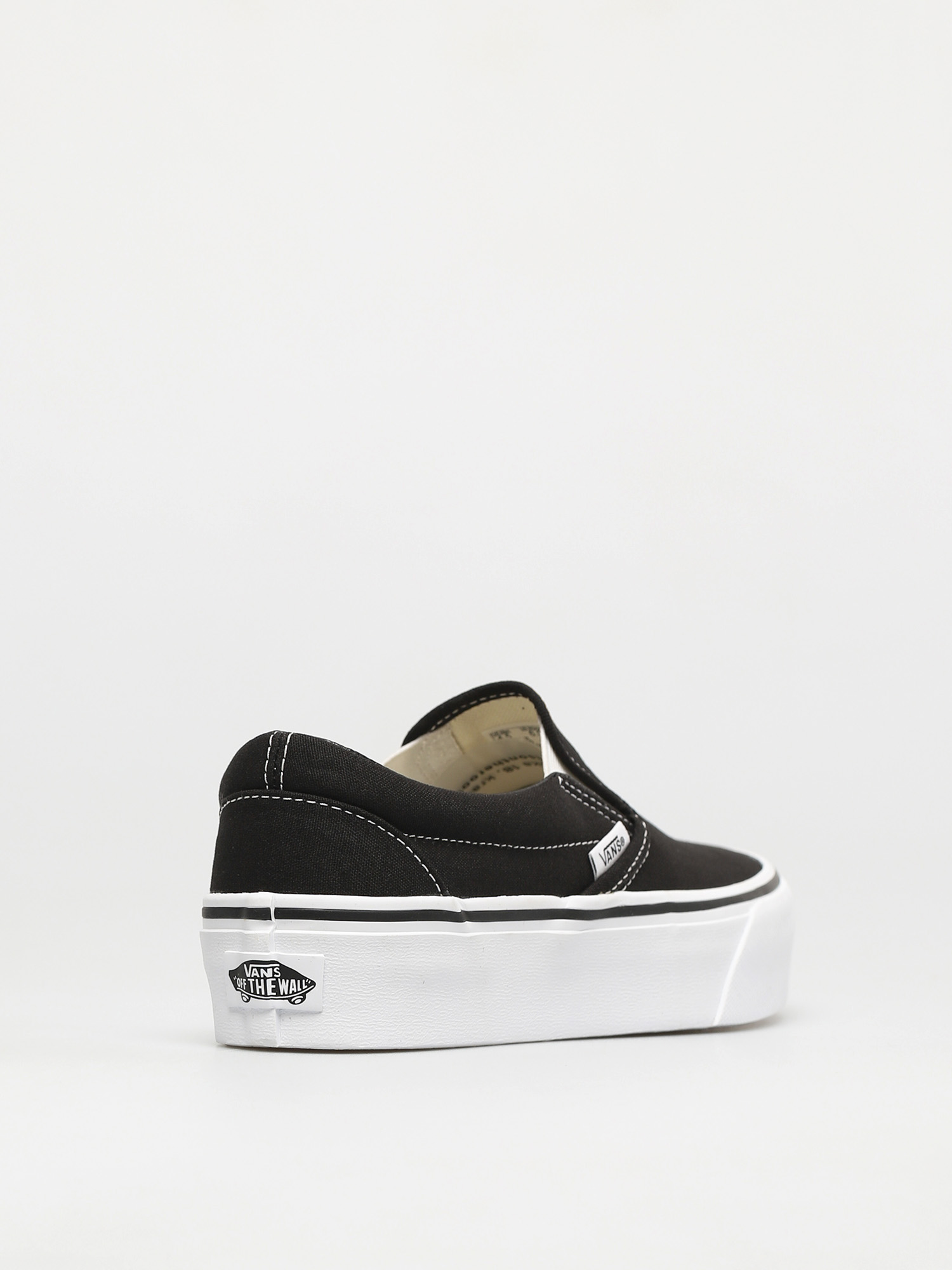 Vans Classic Slip On Platform Shoes (black)
