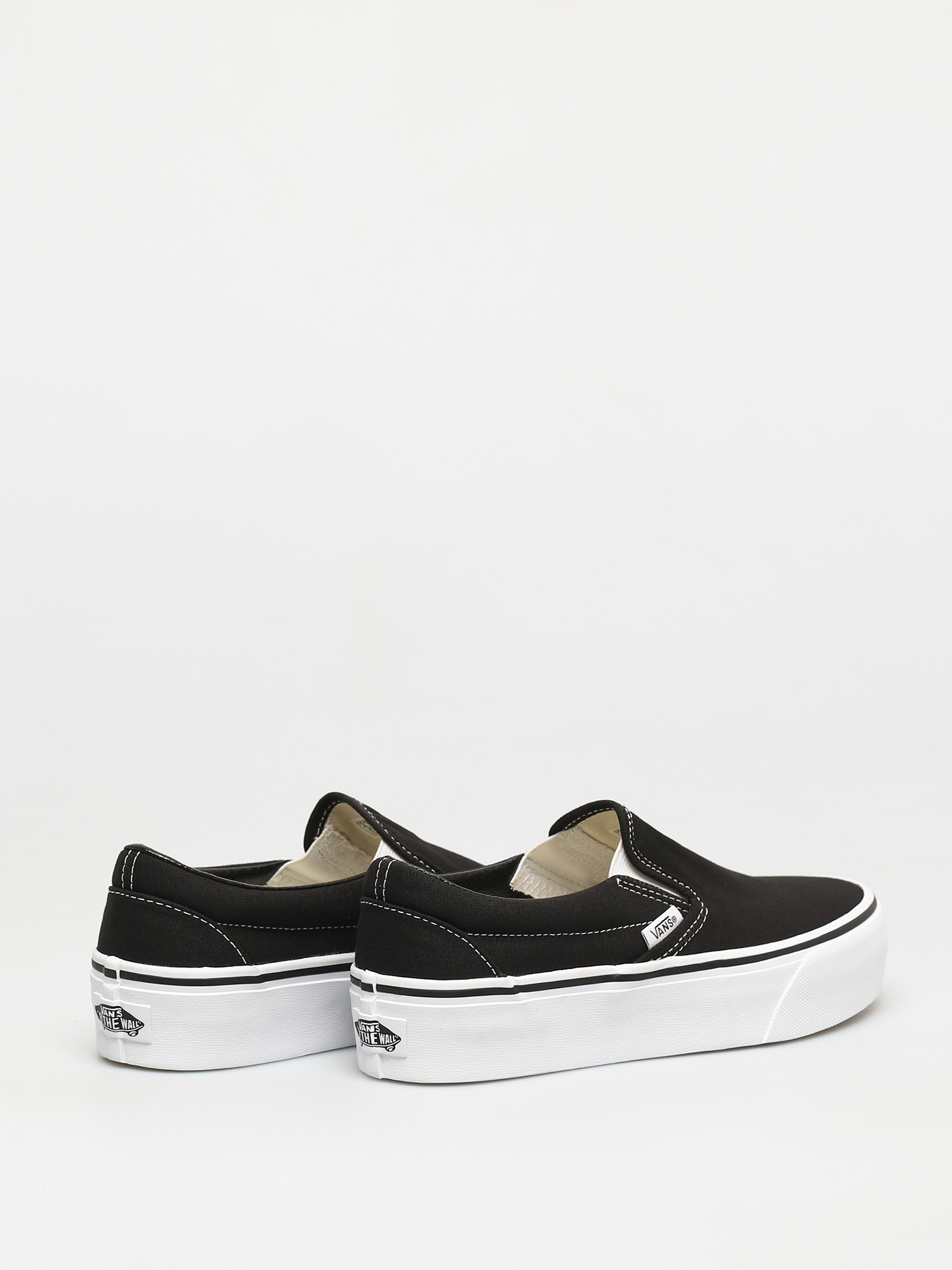 Vans Classic Slip On Platform Shoes (black)