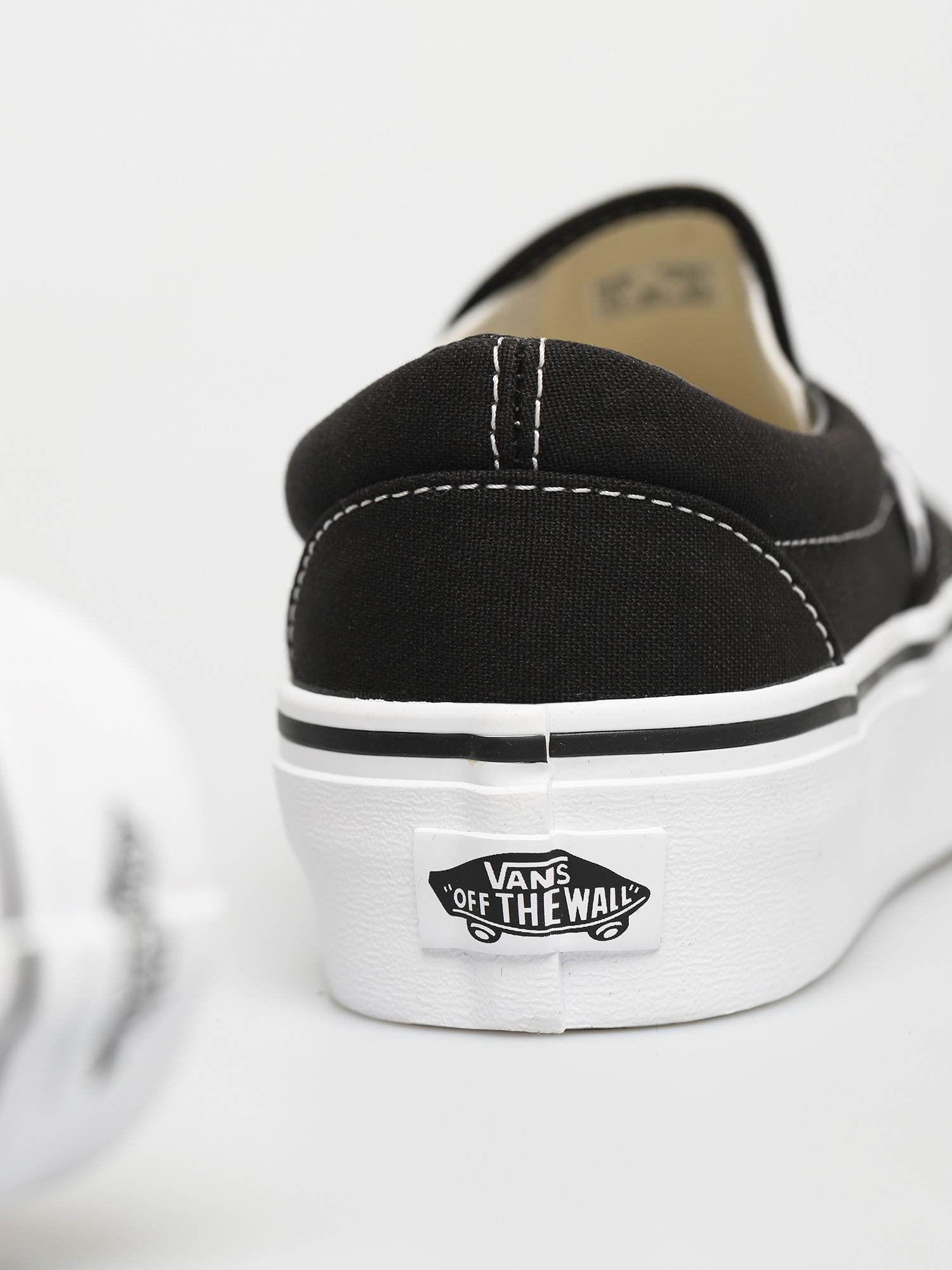 Vans Classic Slip On Platform Shoes (black)