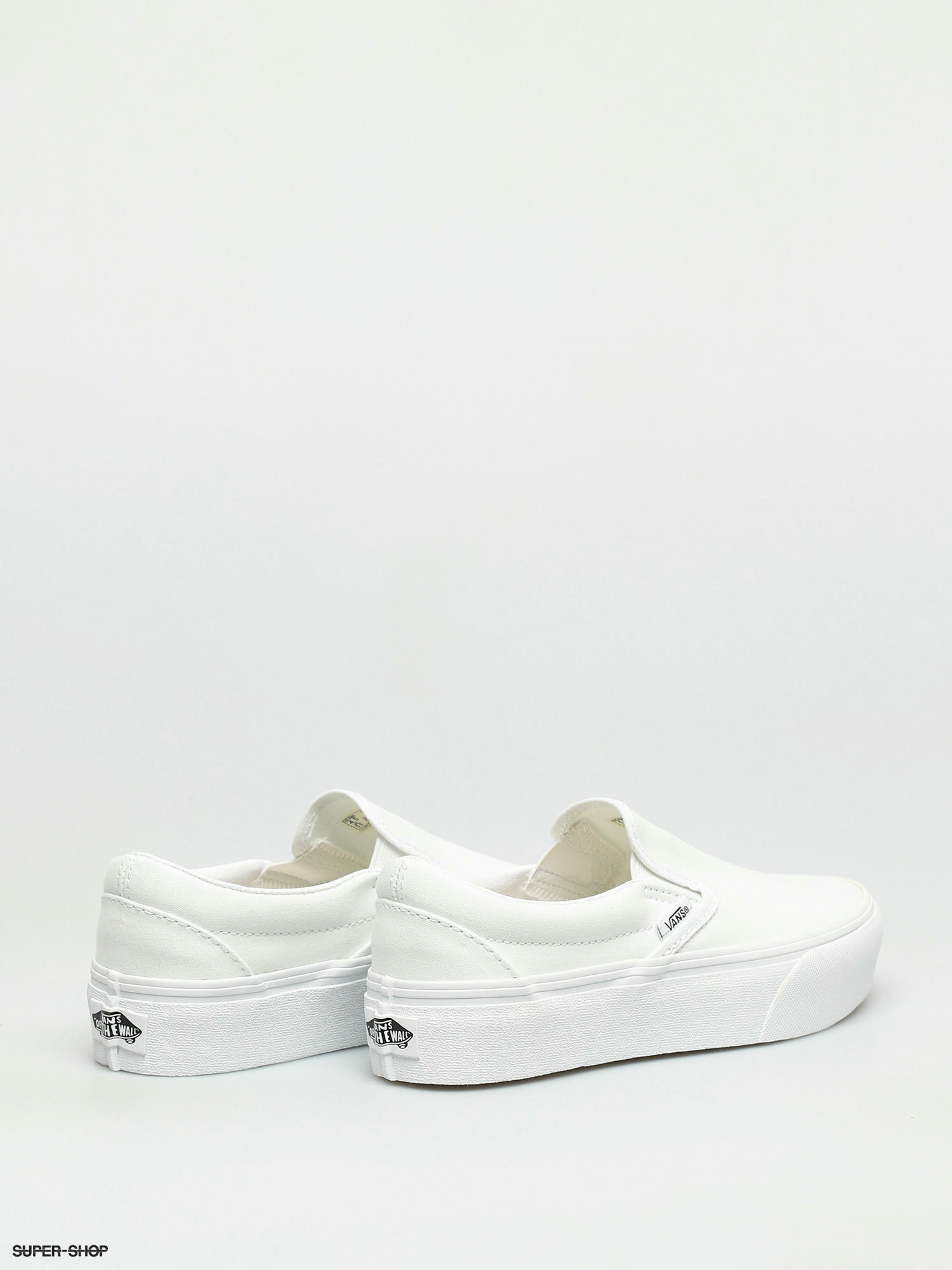 vans suede slip on platform