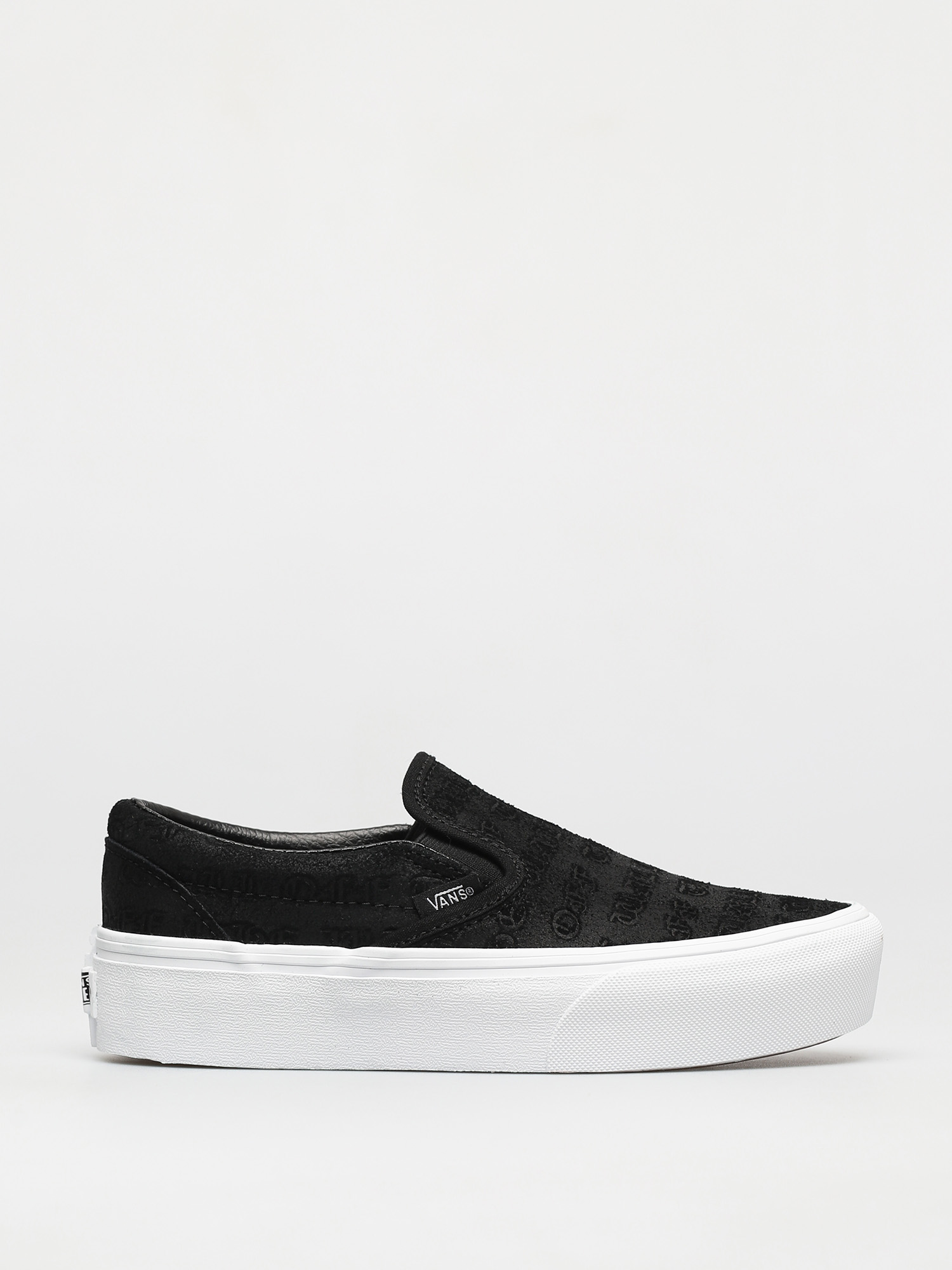 Vans Classic Slip On Platform Shoes black (deboss otw black/black)