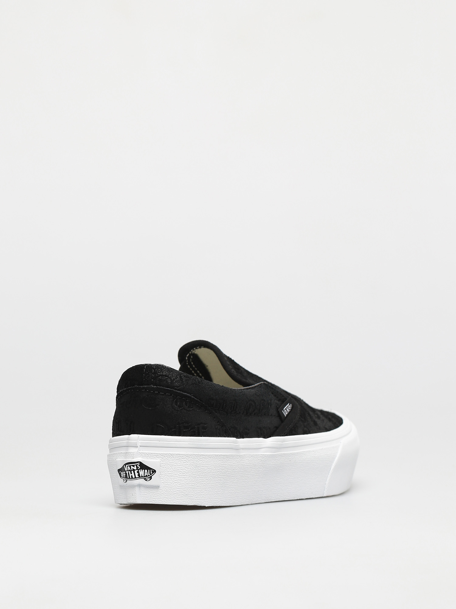 Vans Classic Slip On Platform Shoes black (deboss otw black/black)