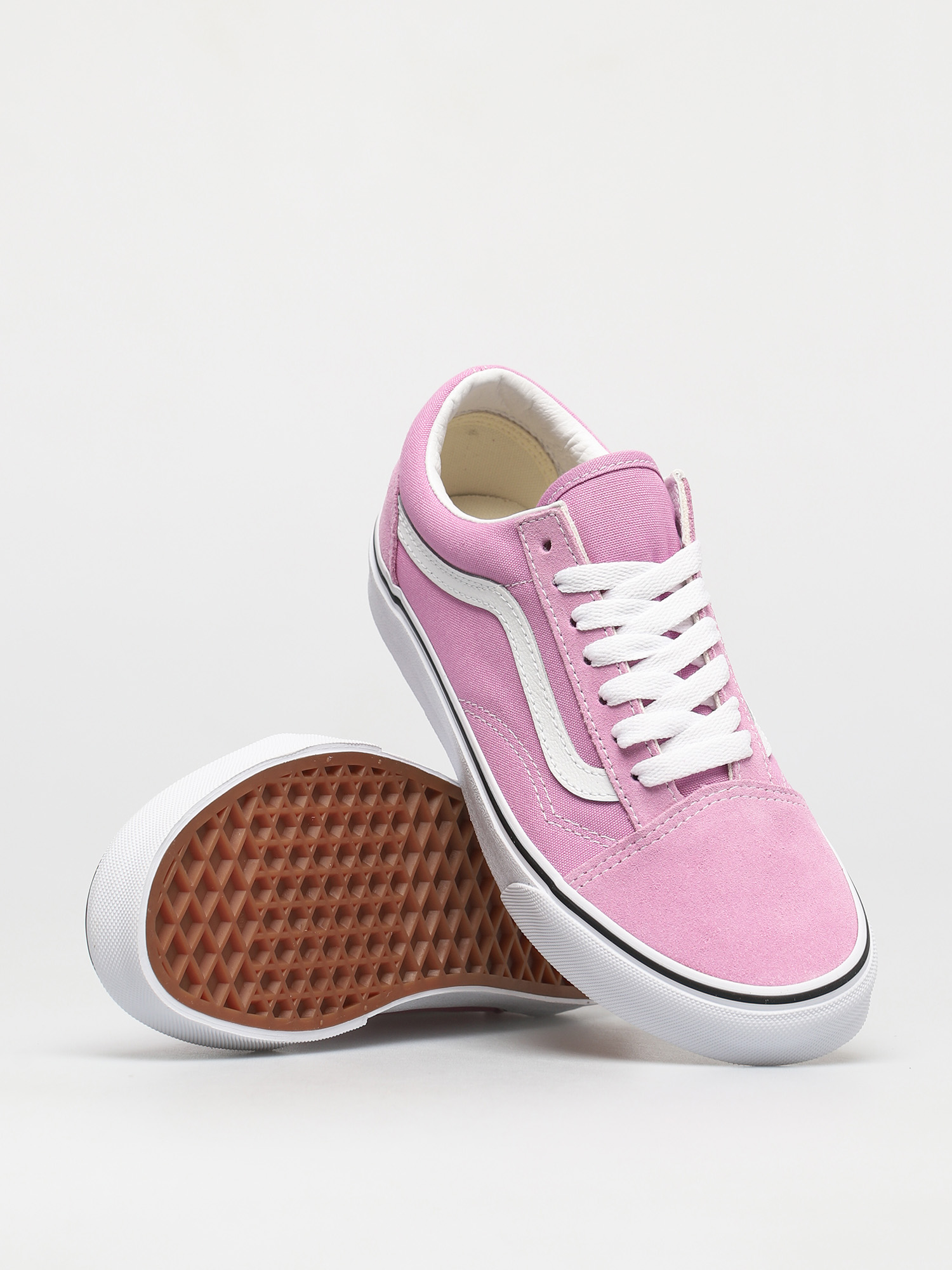 Vans old on sale skool pink ootd