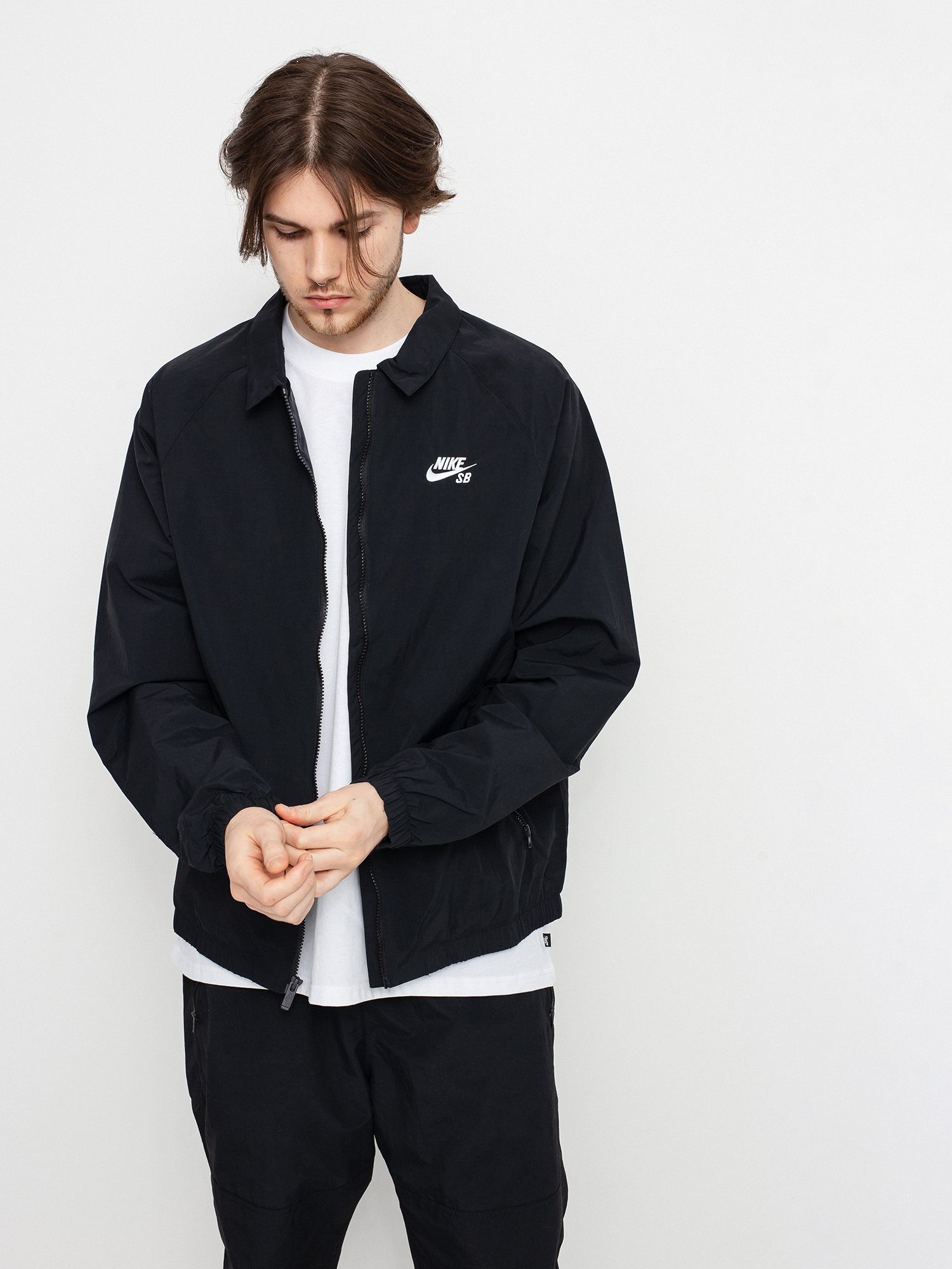 Nike SB Coach Jacke (black/white)