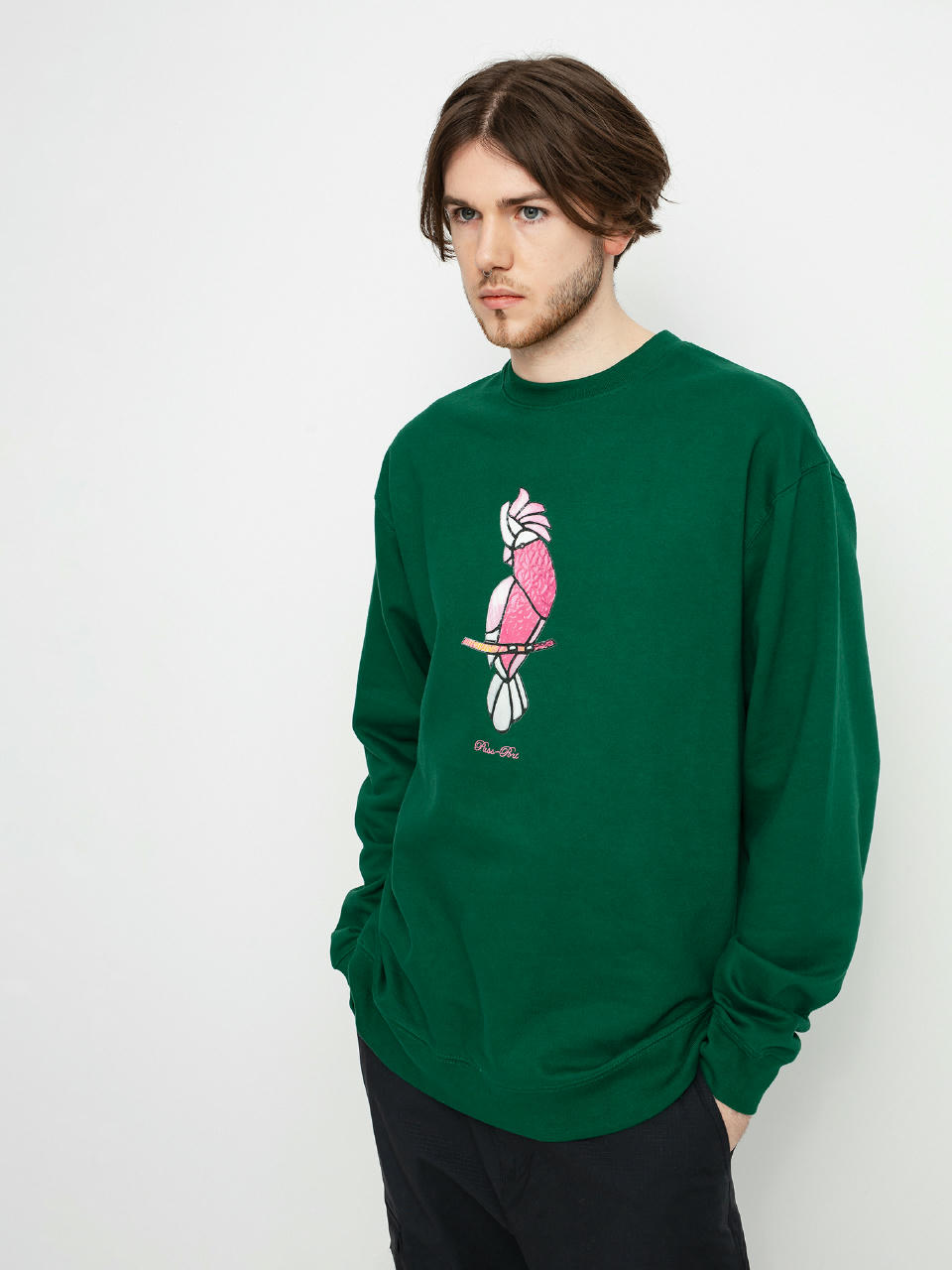 Pass Port Glass Galah Sweatshirt (dark green)