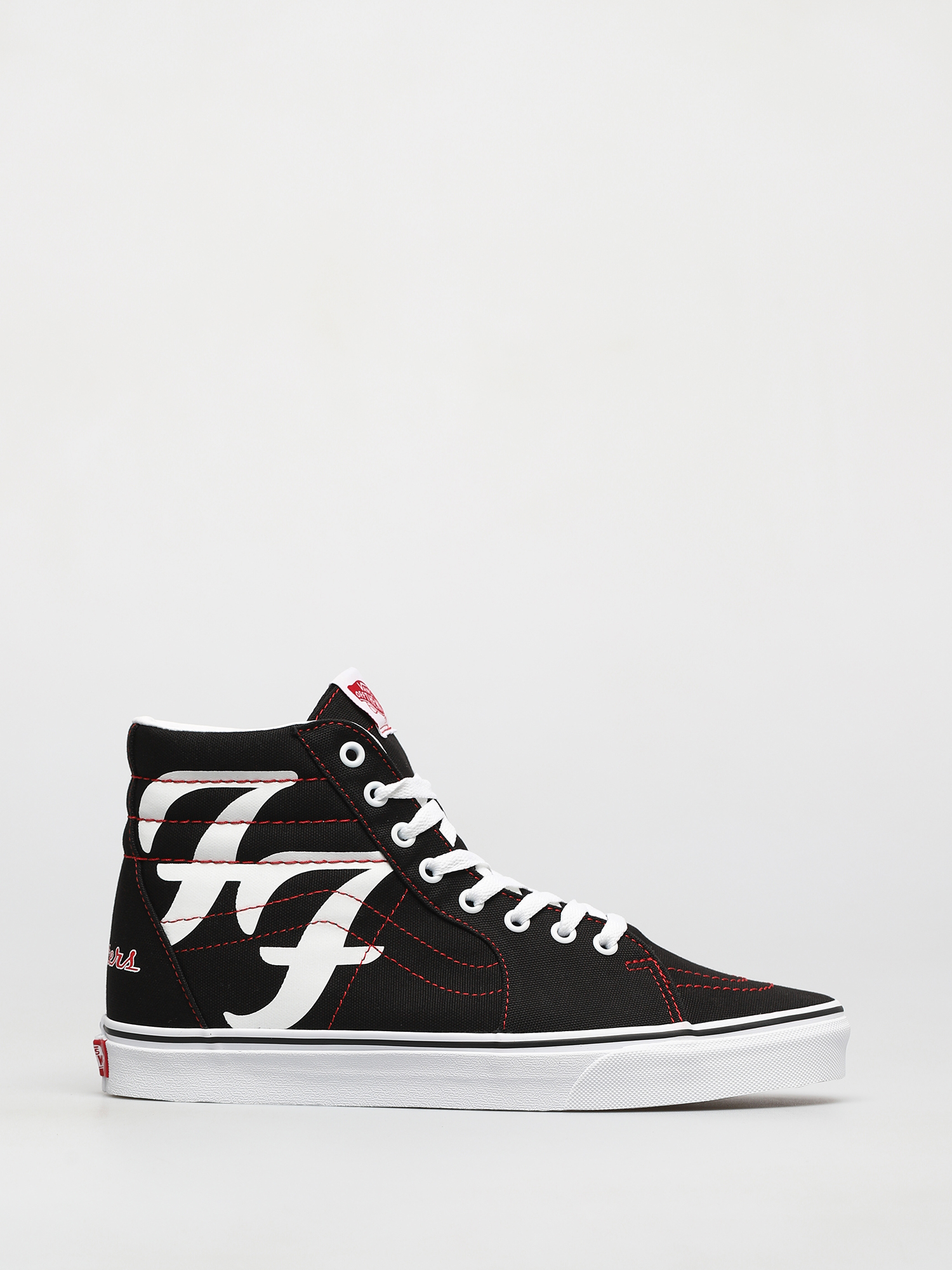 Vans Foo Fighters Sk8 Hi Shoes (black/true white)