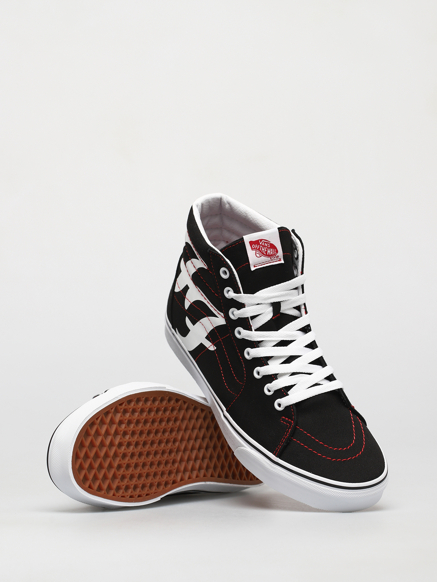 Vans Foo Fighters Sk8 Hi Shoes (black/true white)