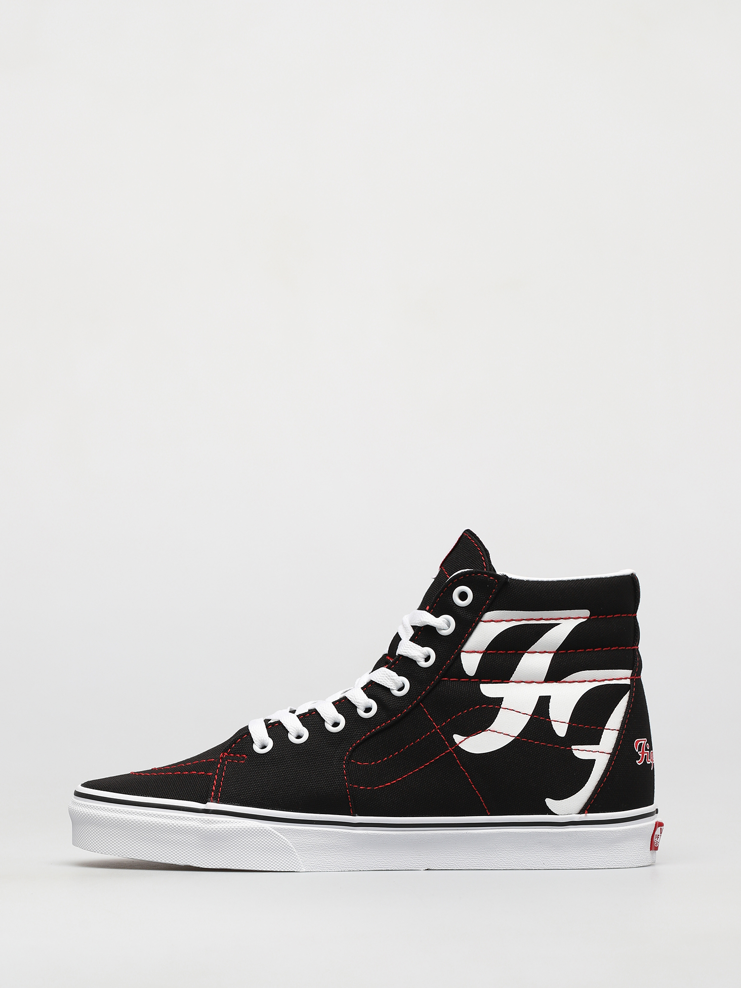 Vans Foo Fighters Sk8 Hi Shoes (black/true white)
