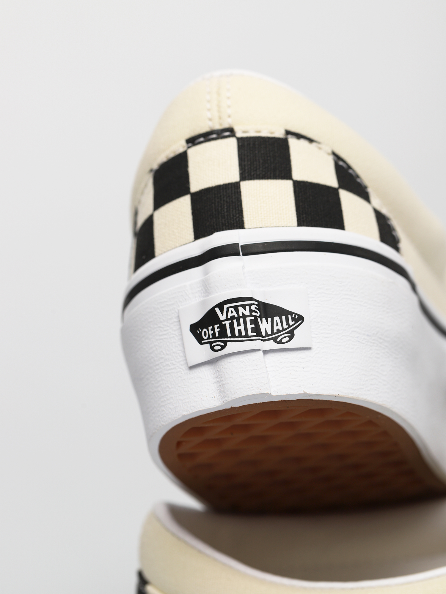 Vans Classic Slip On Platform Schuhe (blk whtchckerboard/wht)