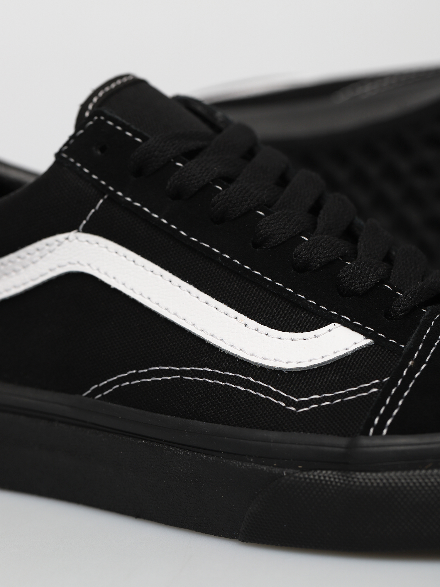 Vans Old Skool Schuhe (suede/canvas black/black/true white)
