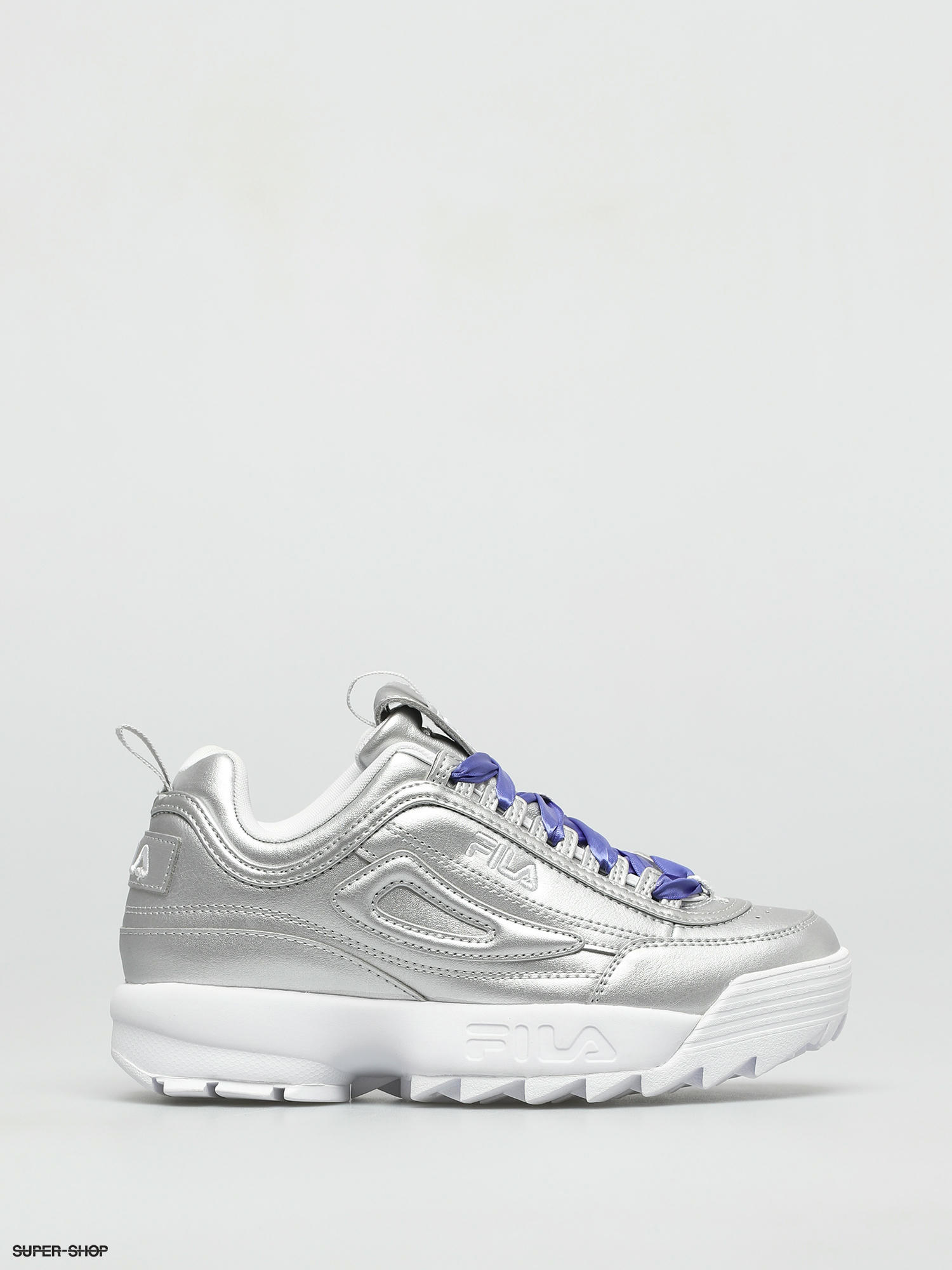 fila disruptor 3 mens silver