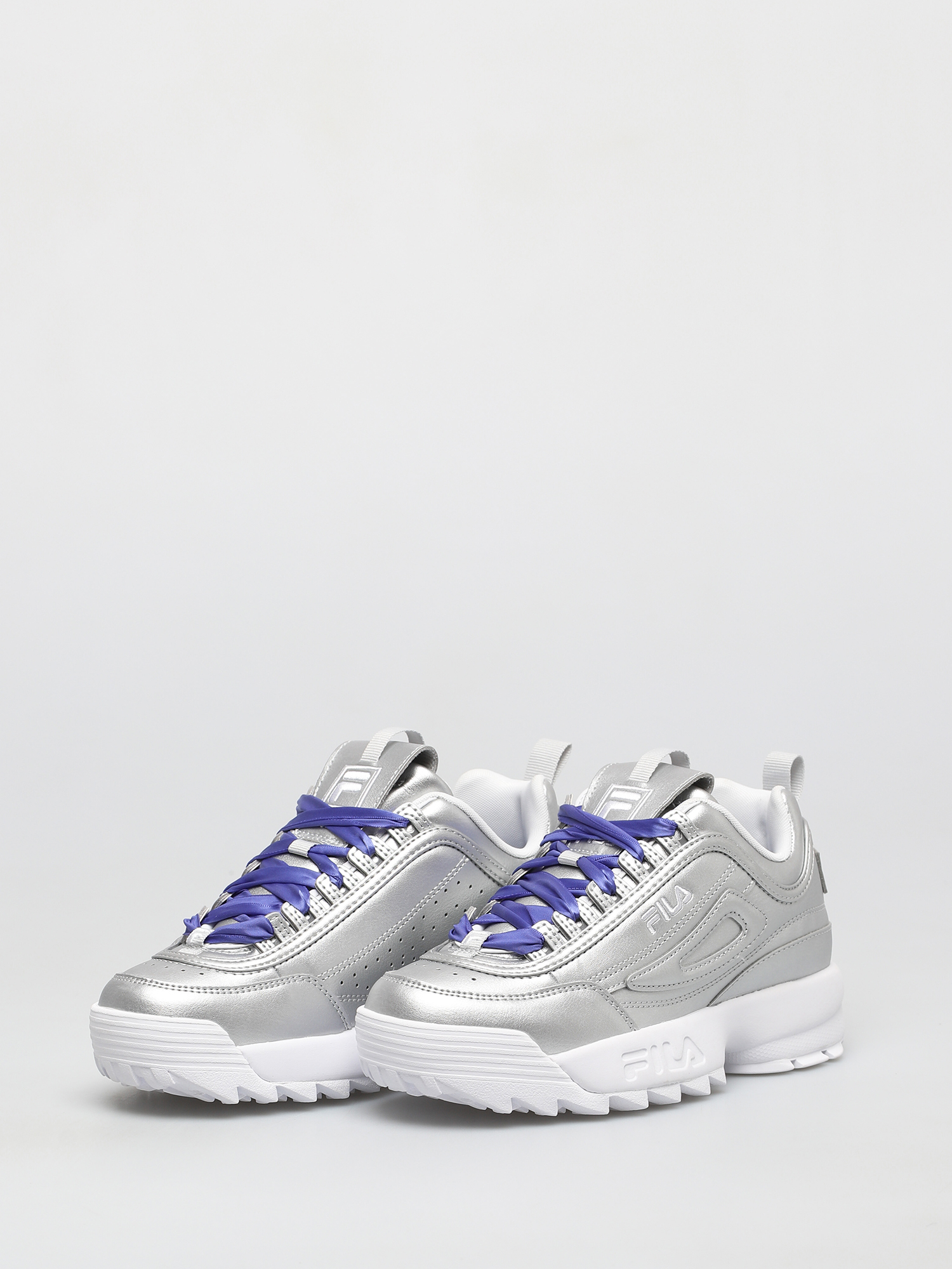 fila shoes disruptor silver