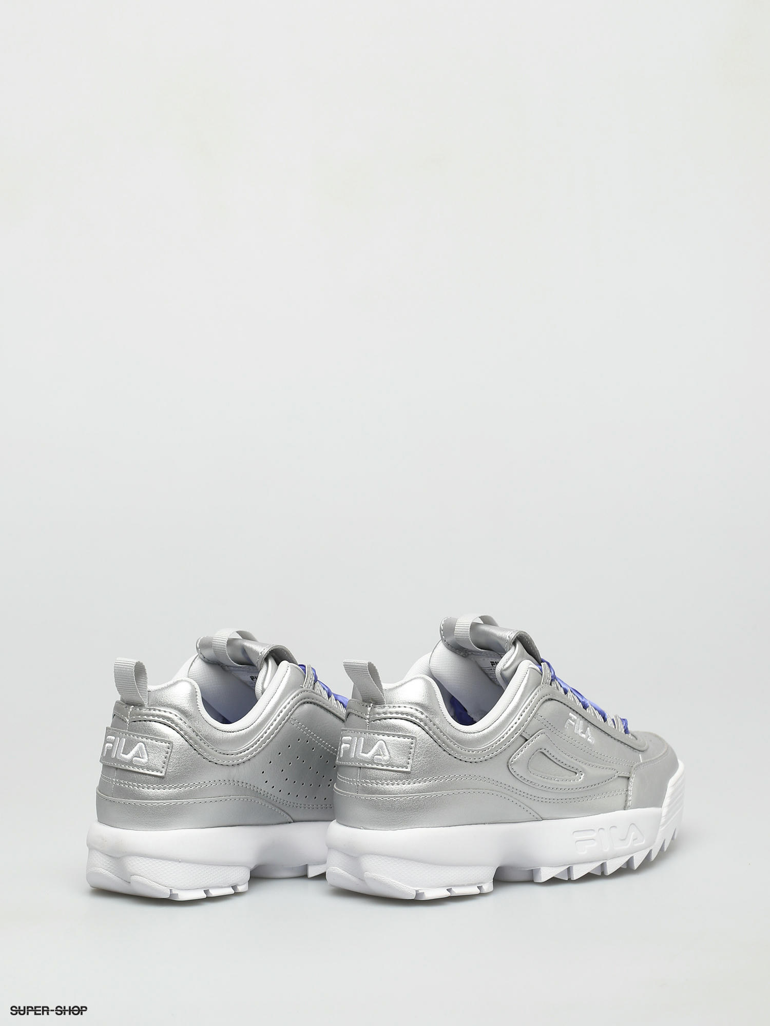 Fila sock best sale shoes silver