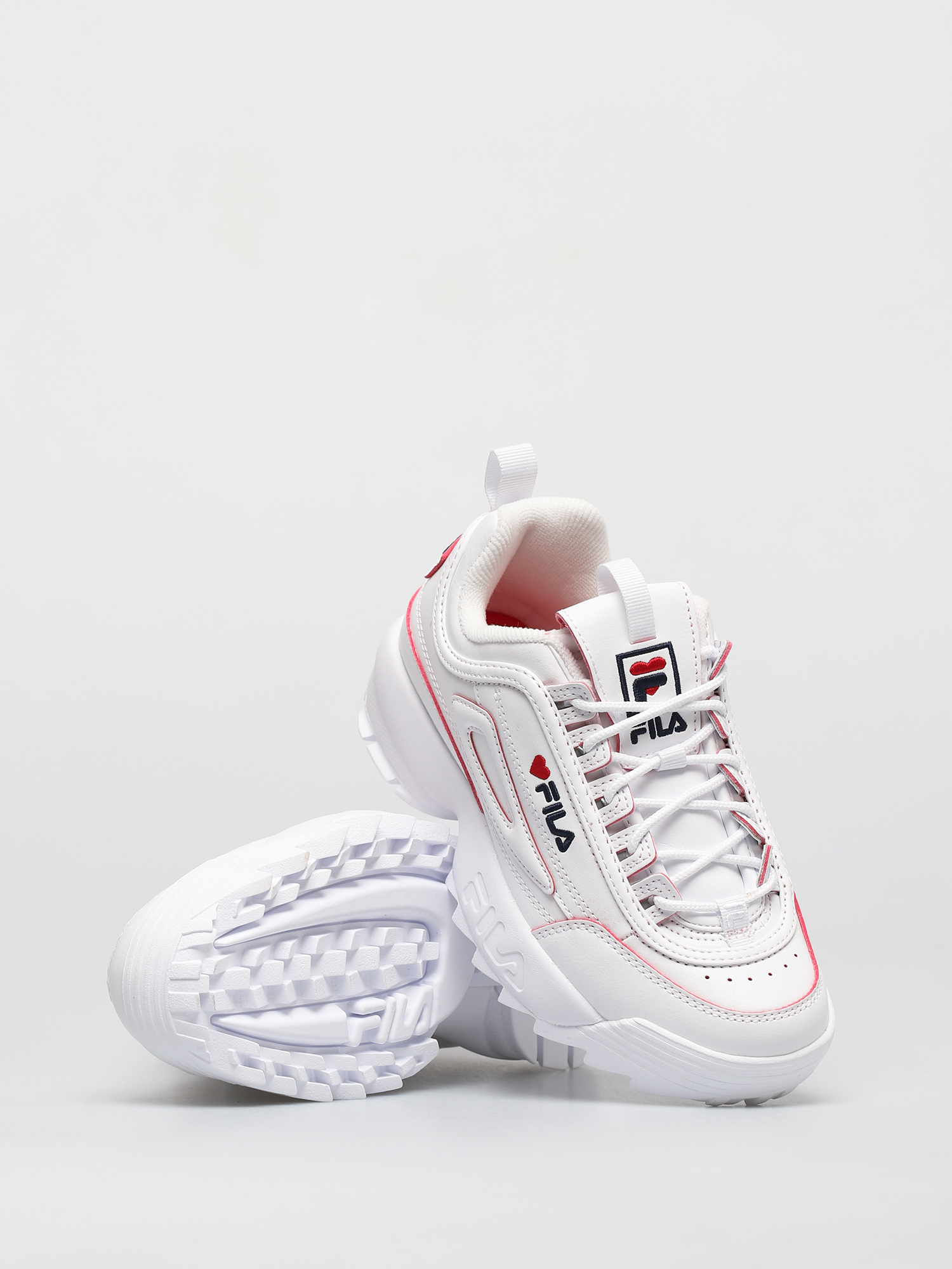 Fila Disruptor V Day Shoes Wmn (white/fila red)