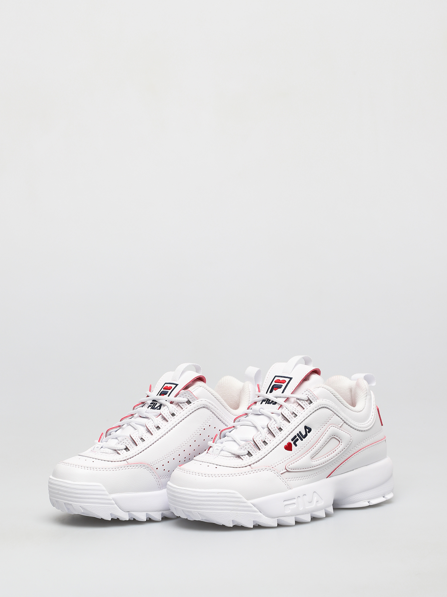 Fila Disruptor V Day Shoes Wmn (white/fila red)