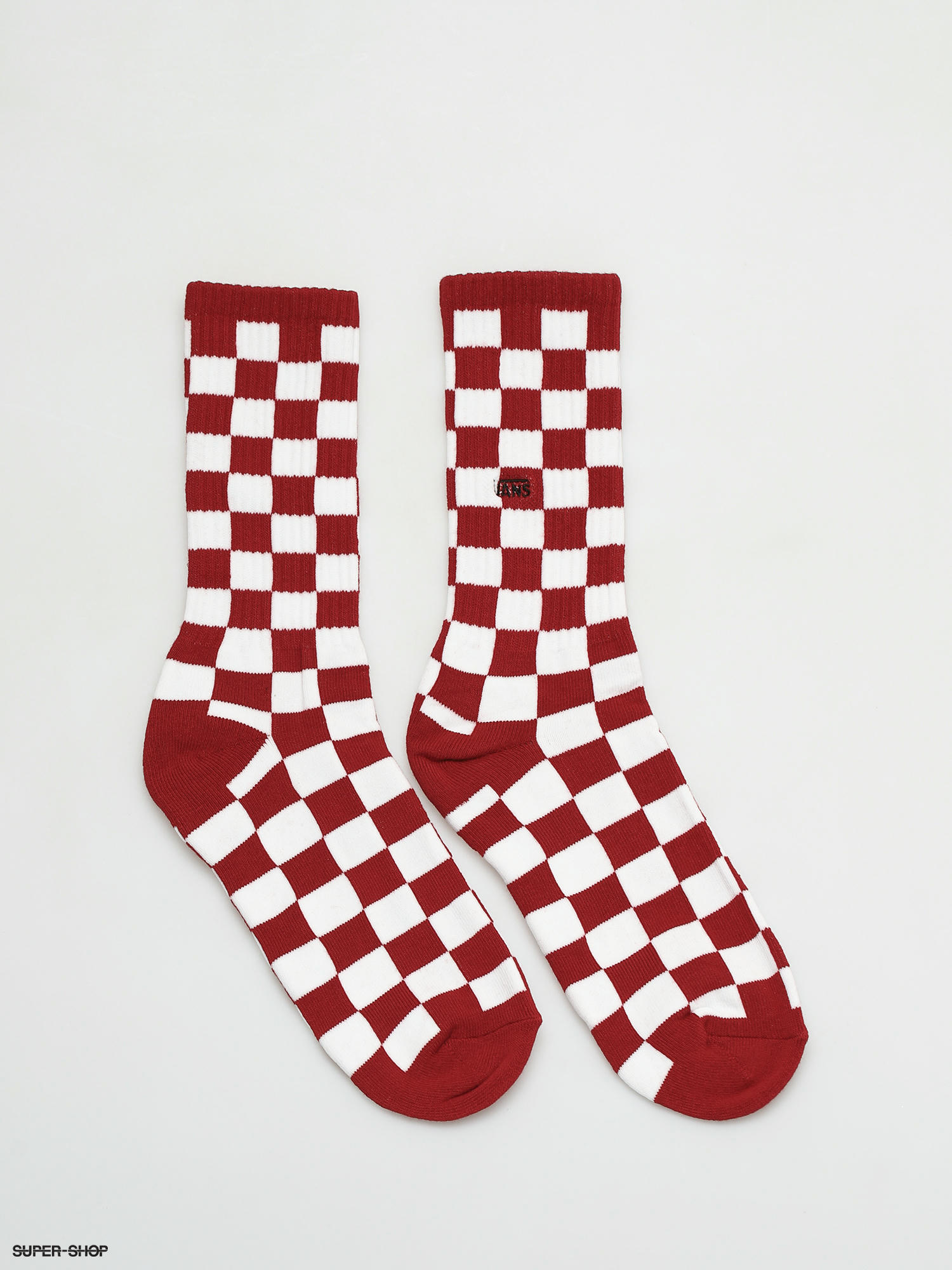 kobling melodramatiske arkitekt Vans Checkerboard Crew II Socks (red/white check)