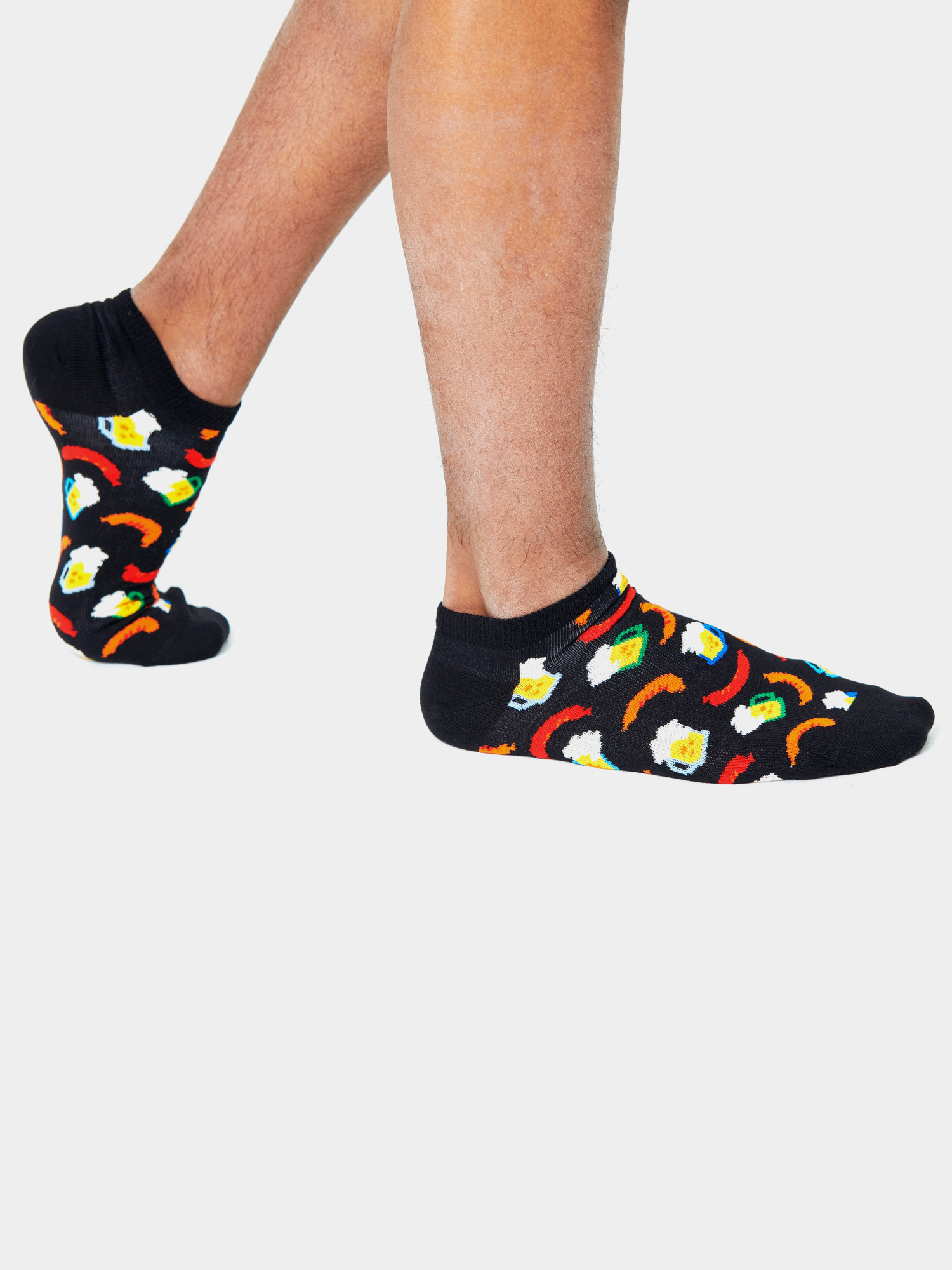 Happy Socks Sausage & Beer Low Socks (navy)