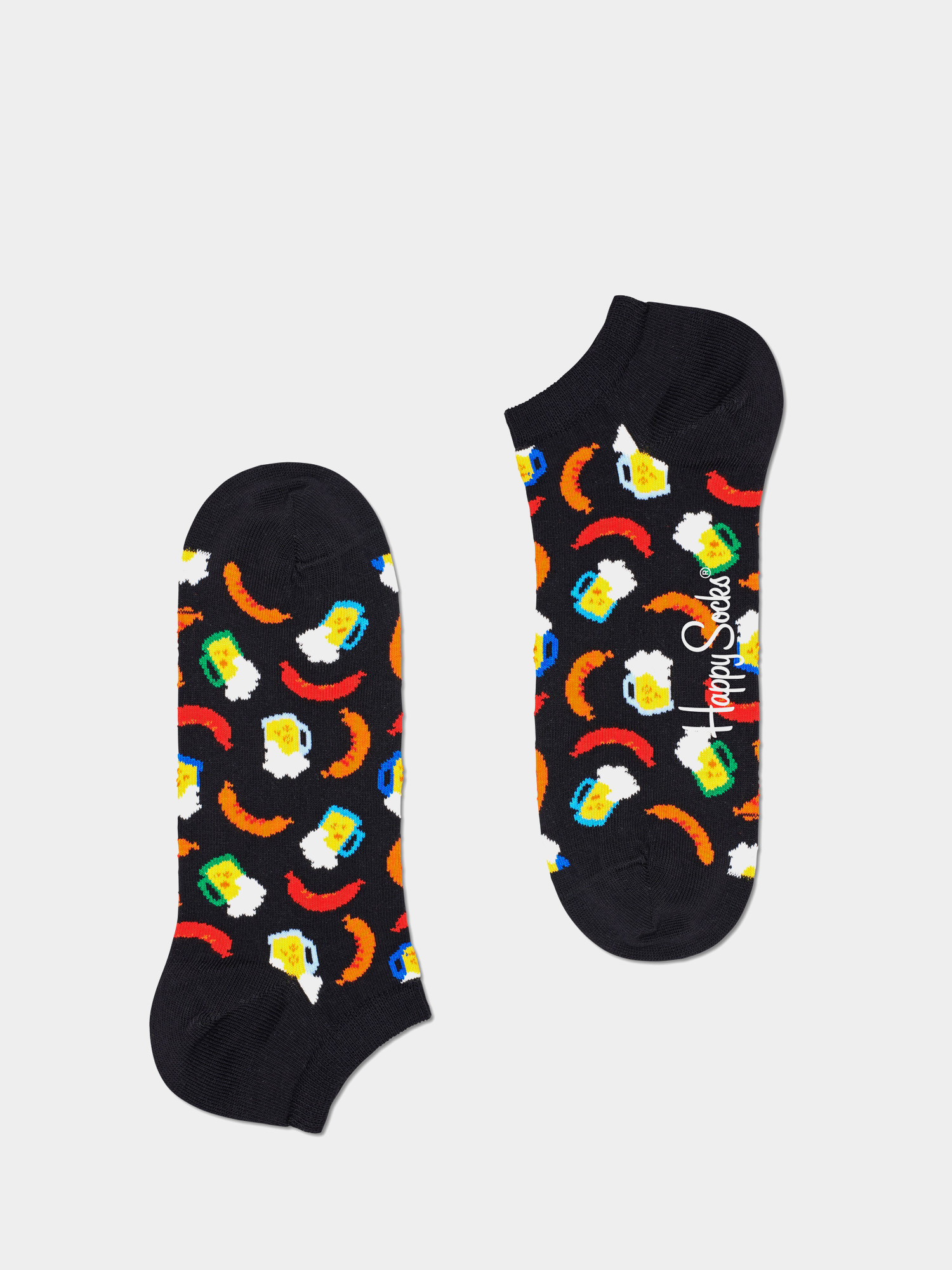 Happy Socks Sausage & Beer Low Socks (navy)