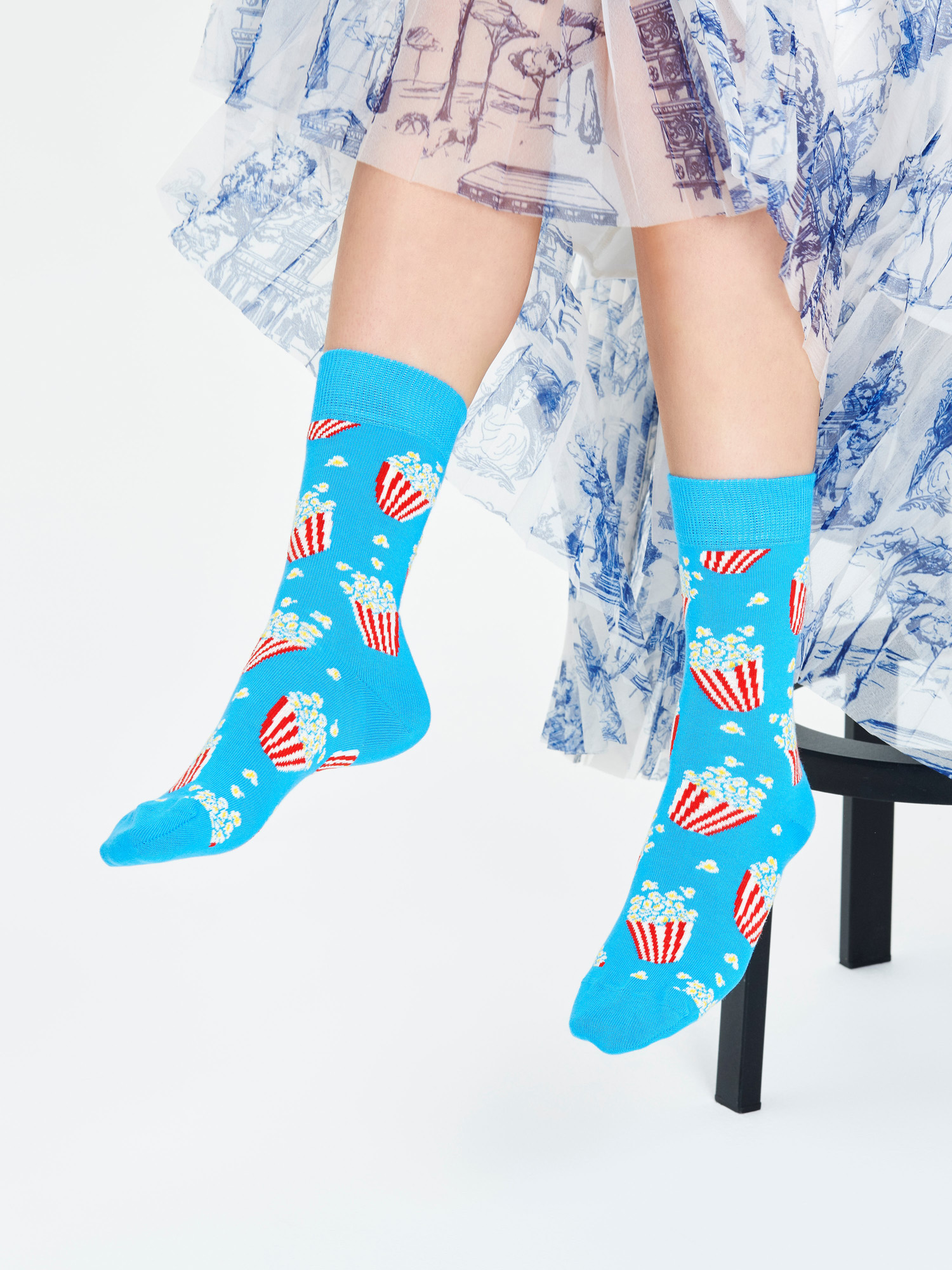 Happy Socks Popcorn Socks (blue)