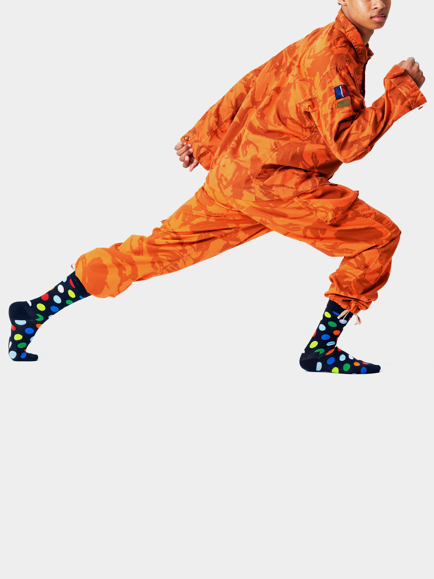 Happy Socks Big Dot Socken (navy)