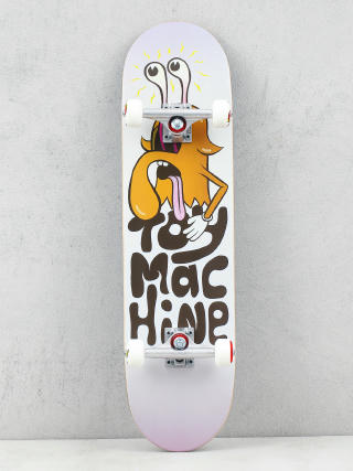Toy Machine Noah Merit Eyes Skateboard (white/brown)