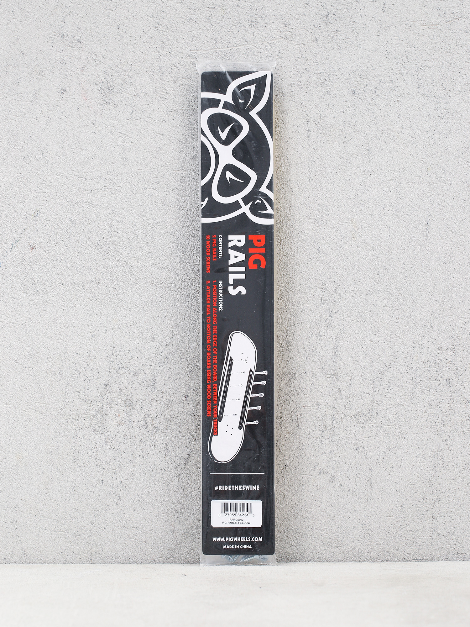 Pig Railsy  Rails Longboard (yellow)