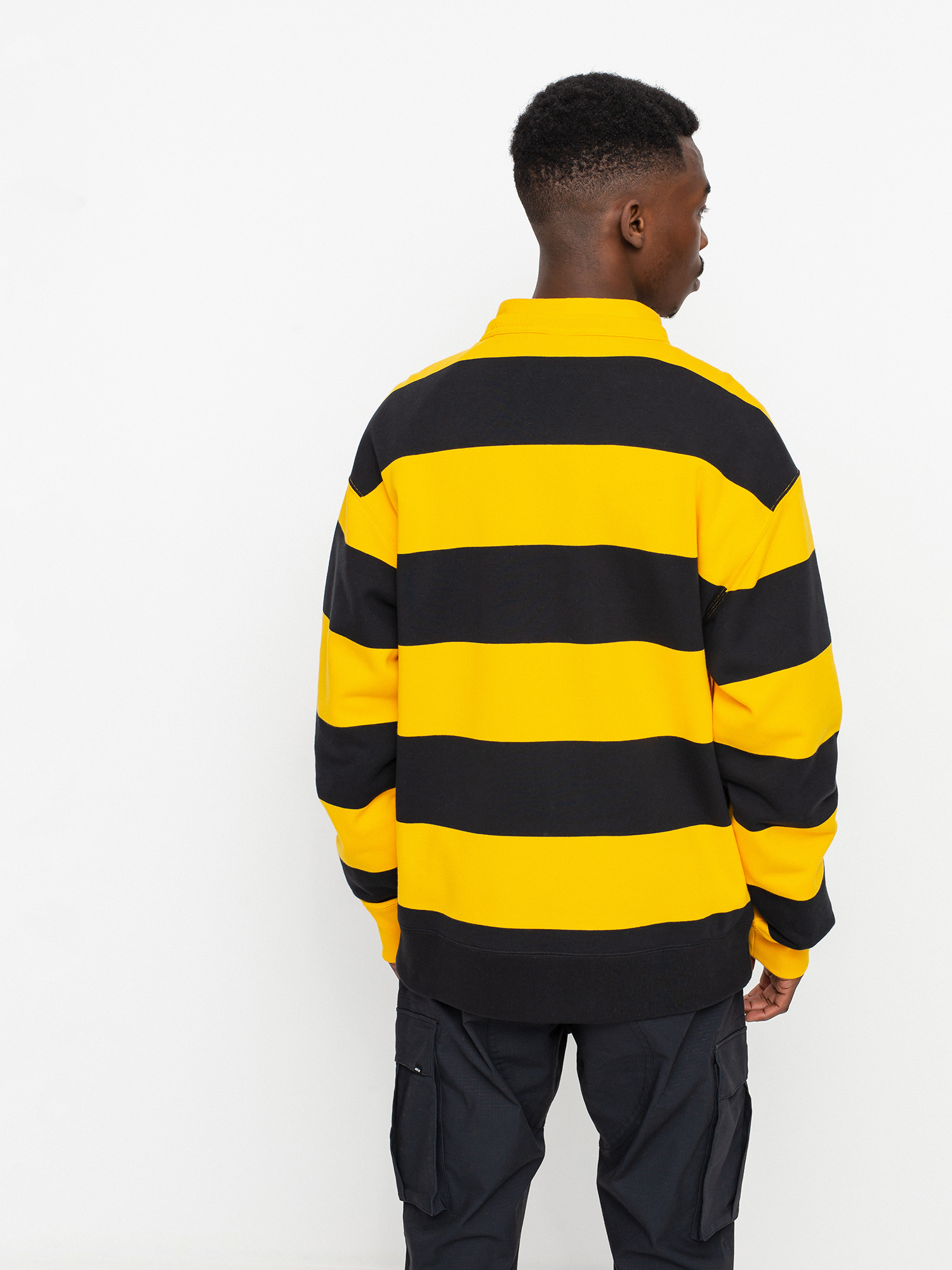 Nike SB Stripe Crew Sweatshirt (university gold/black/black)